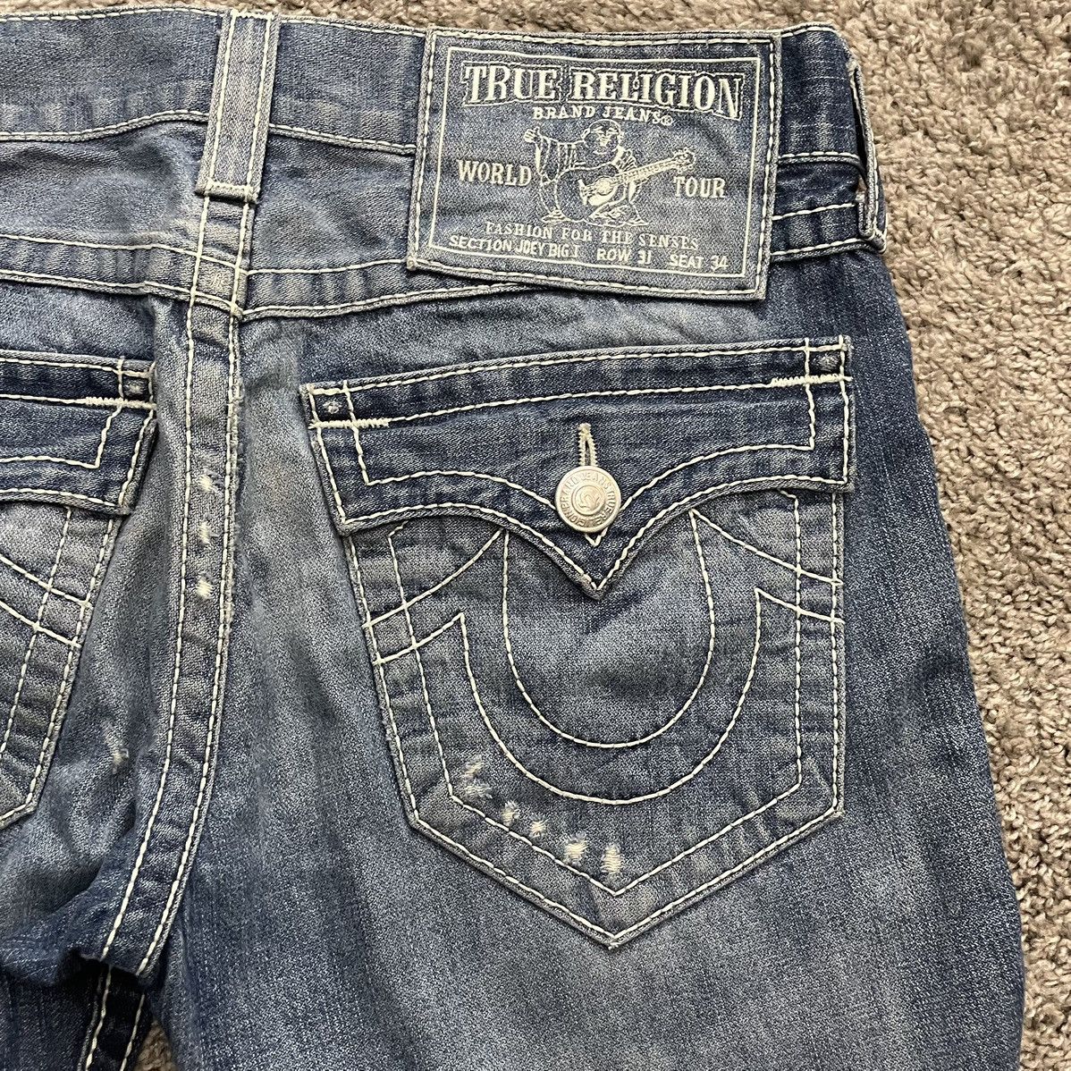 Vintage True Religion Jeans Flared Men’s 31x34 Made in USA