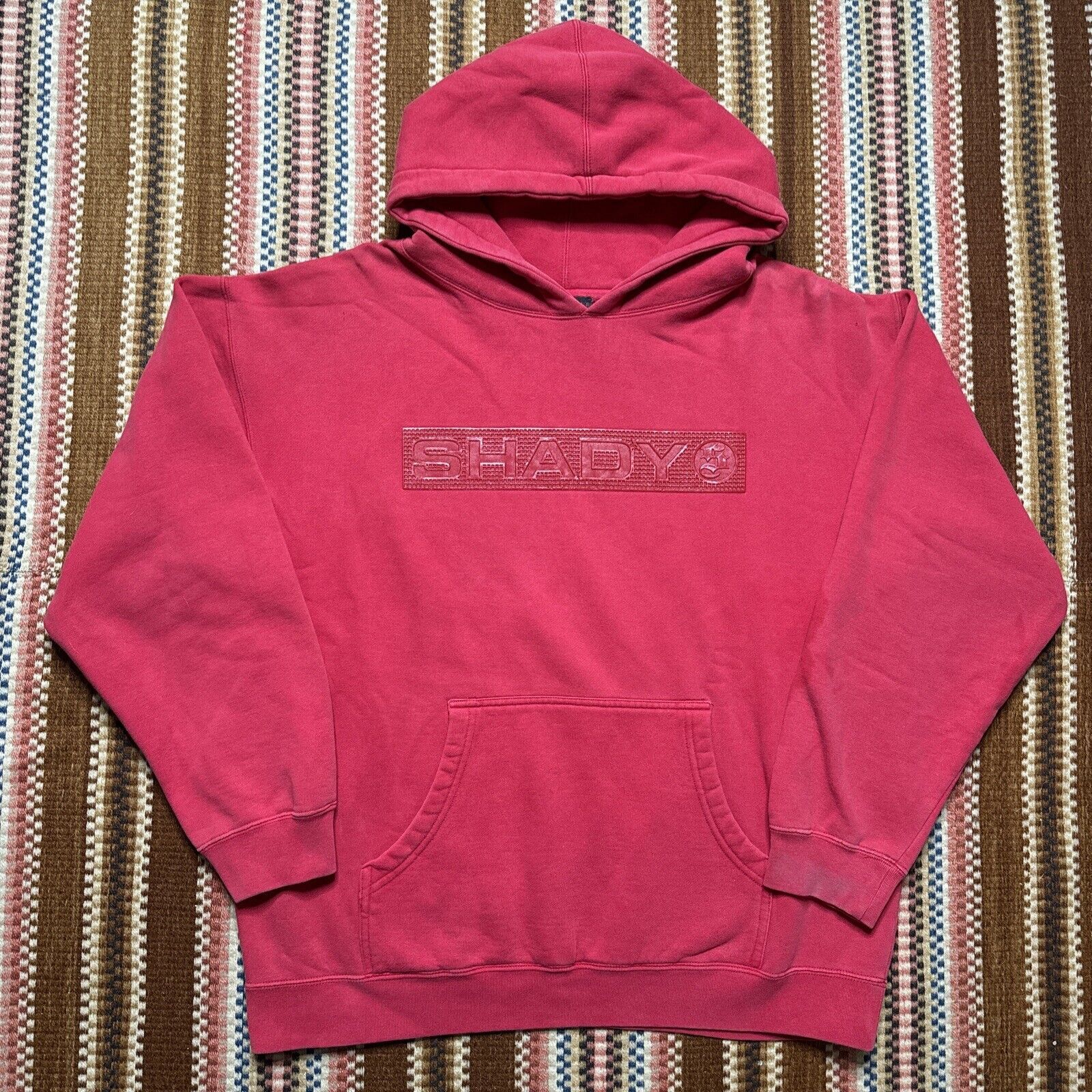 00's Shady Eminem Red Logo Graphic Hoodie Size M