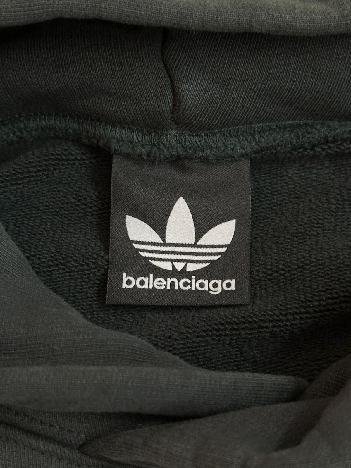 Balenciaga Balenciaga Adidas Trefoil Hoodie in Green 3 Size US L / EU 52-54 / 3 - 2 Thumbnail