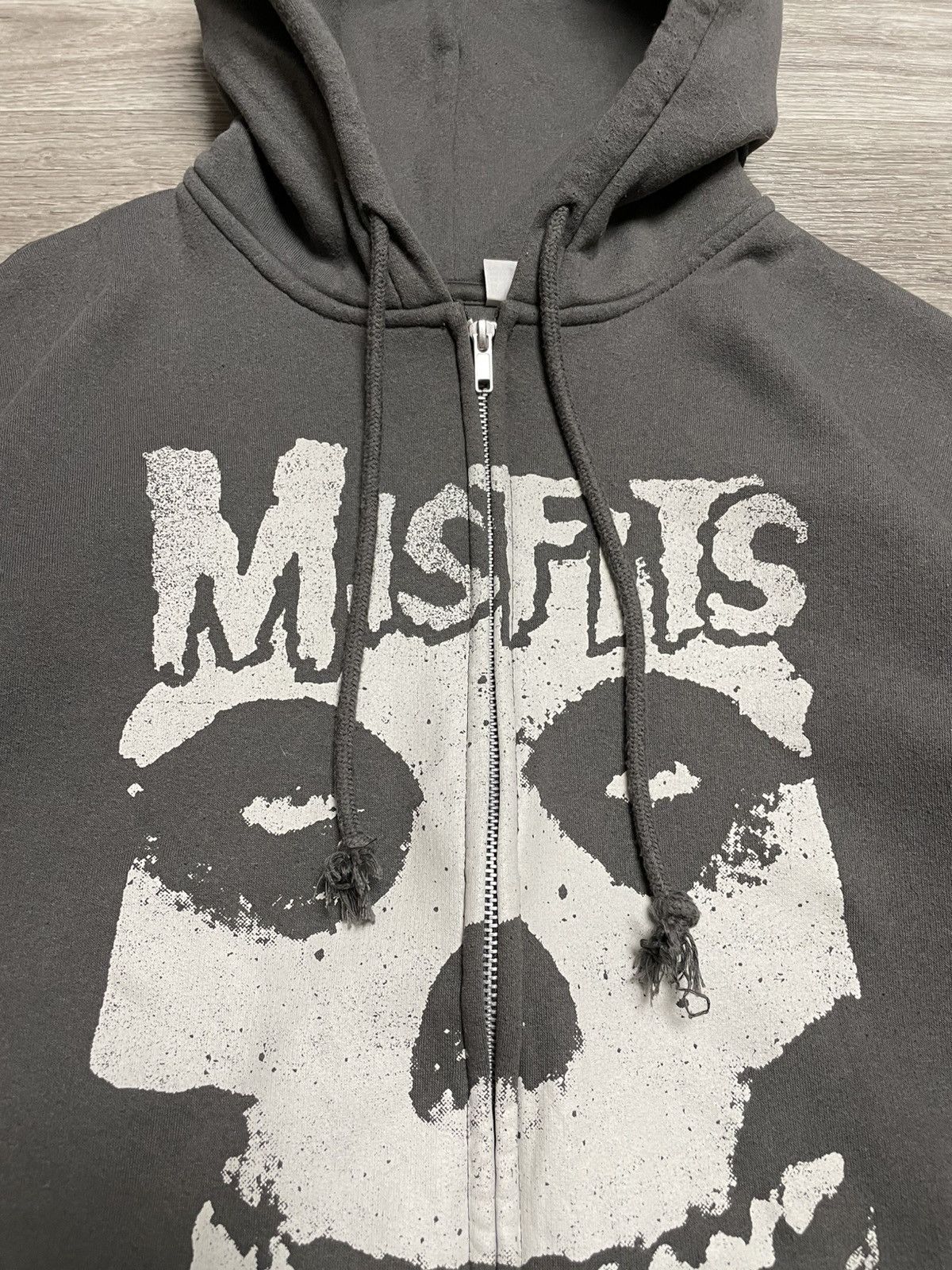 Misfits Misfits Big Logo Oversized Zip-Up Hoodie Y2K Rock Band Punk Size US L / EU 52-54 / 3 - 9 Thumbnail