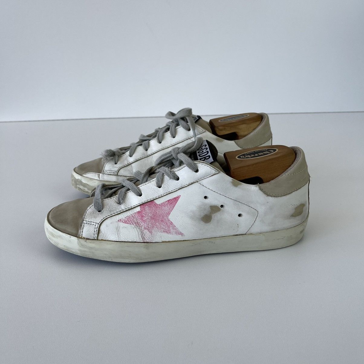 Golden Goose Golden Goose Love Dealer GGDB Superstar Leather Sneakers Size US 8 / EU 41 - 2 Thumbnail
