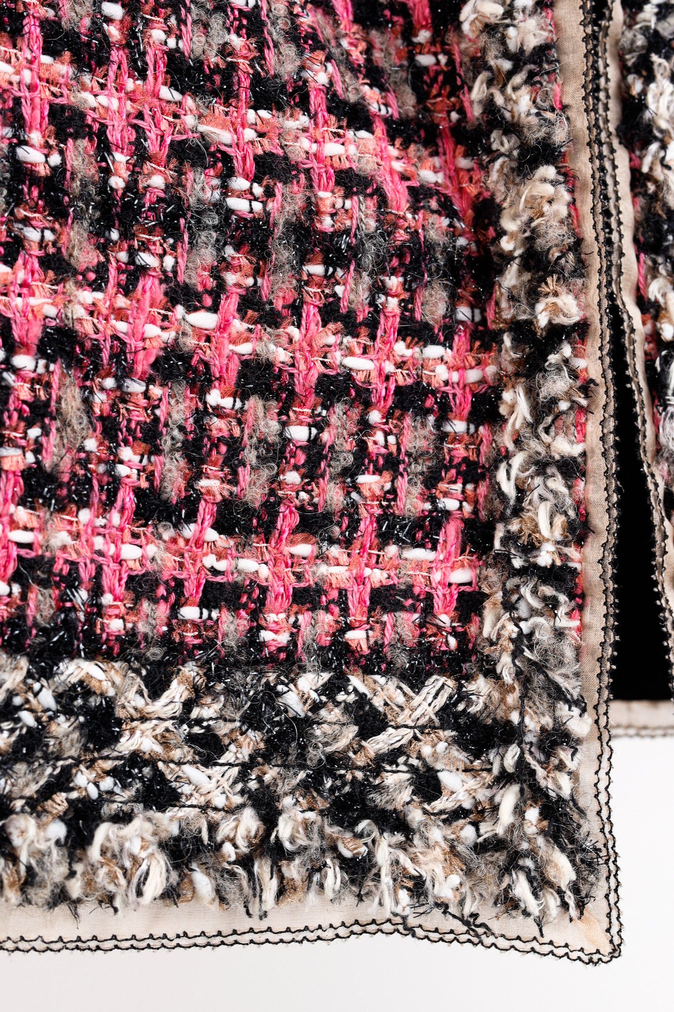 Oscar De La Renta Oscar de la Renta AW/10 Pink Cropped Tweed Blazer Size S / US 4 / IT 40 - 7 Thumbnail