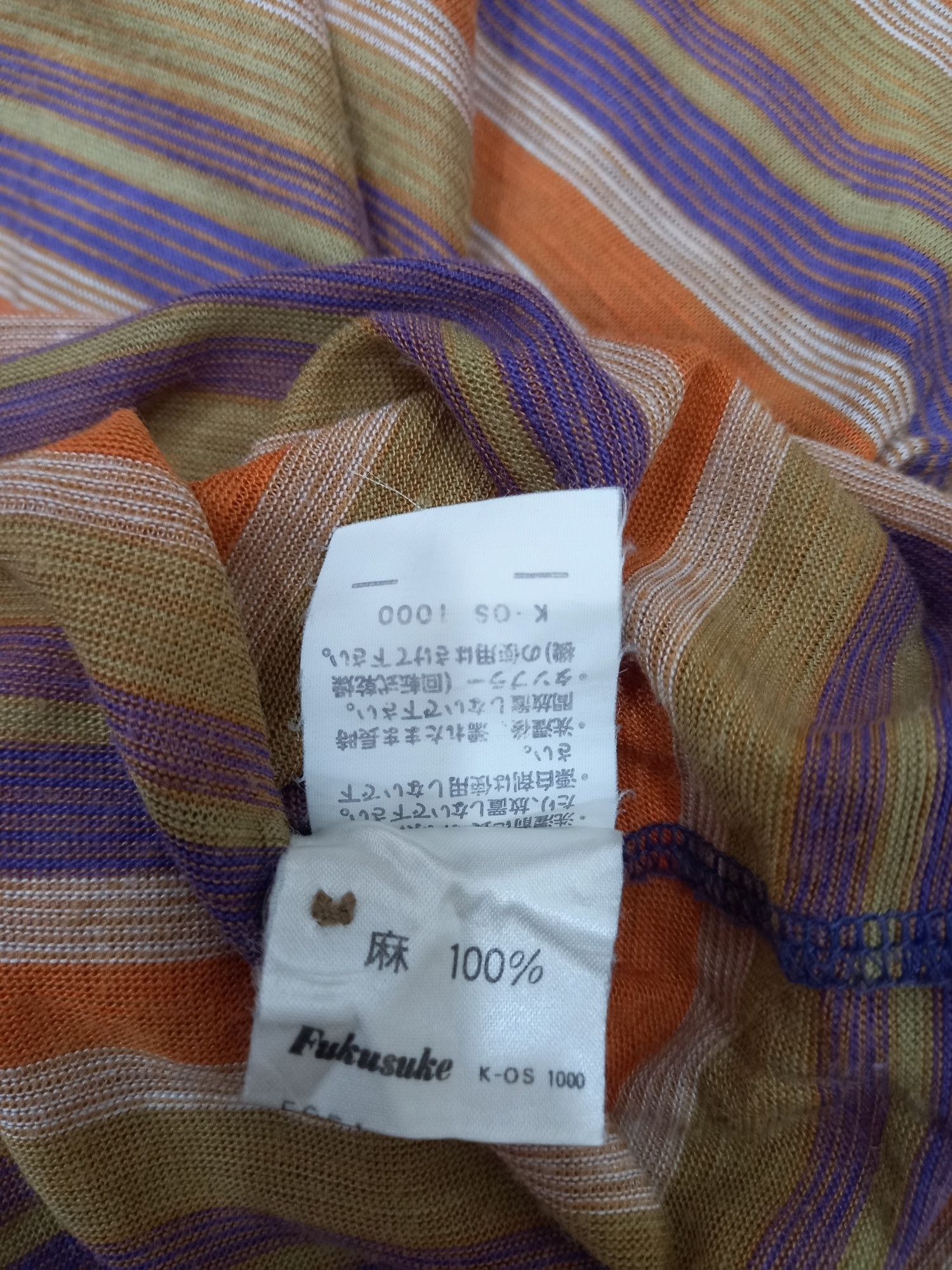 Yves Saint Laurent Vintage Yves Saint Laurent Retro Stripe Polo Size US L / EU 52-54 / 3 - 6 Thumbnail