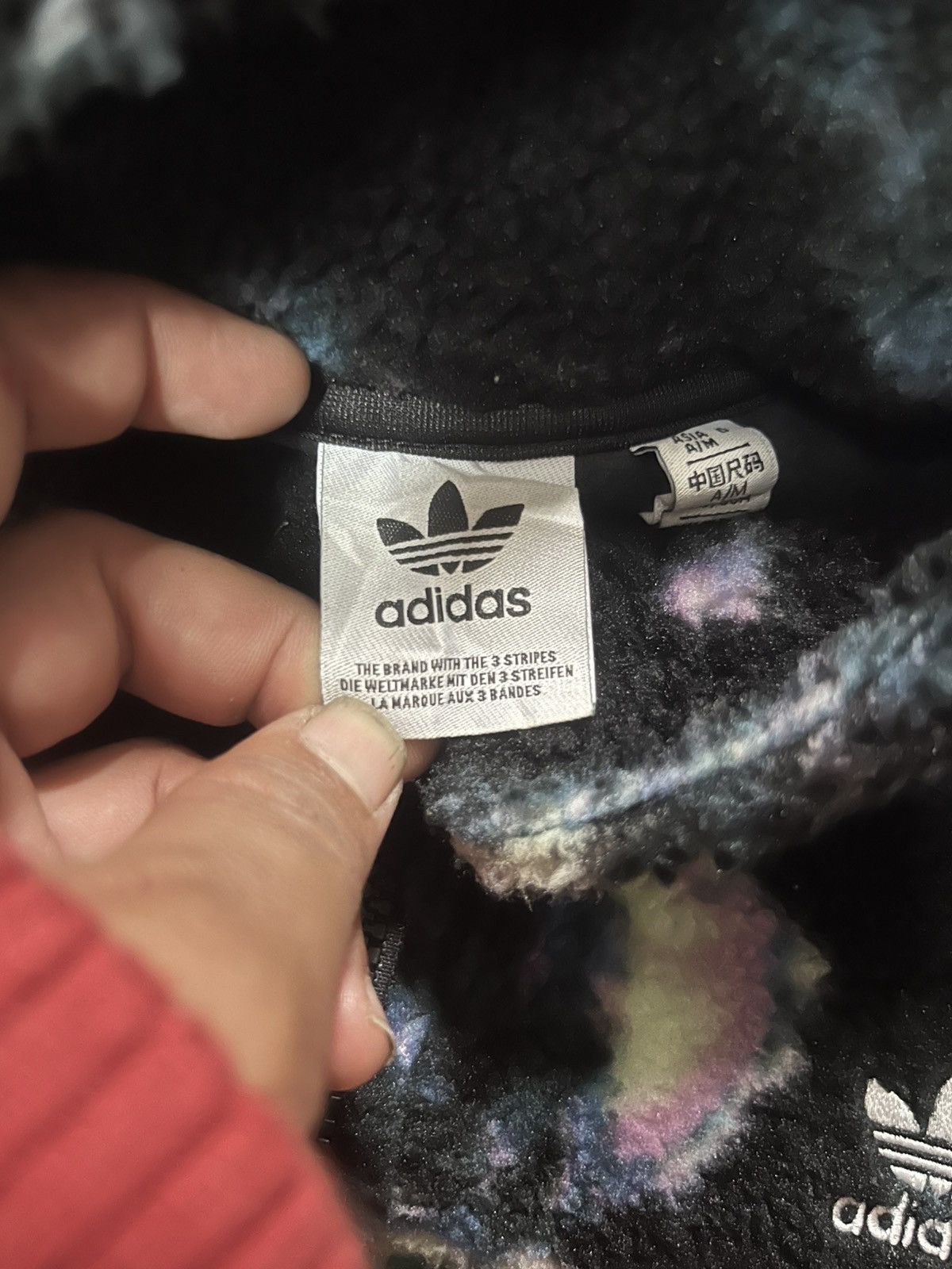 Adidas Adidas Flower Motif Fleece Warm Jacket Size US M / EU 48-50 / 2 - 3 Thumbnail