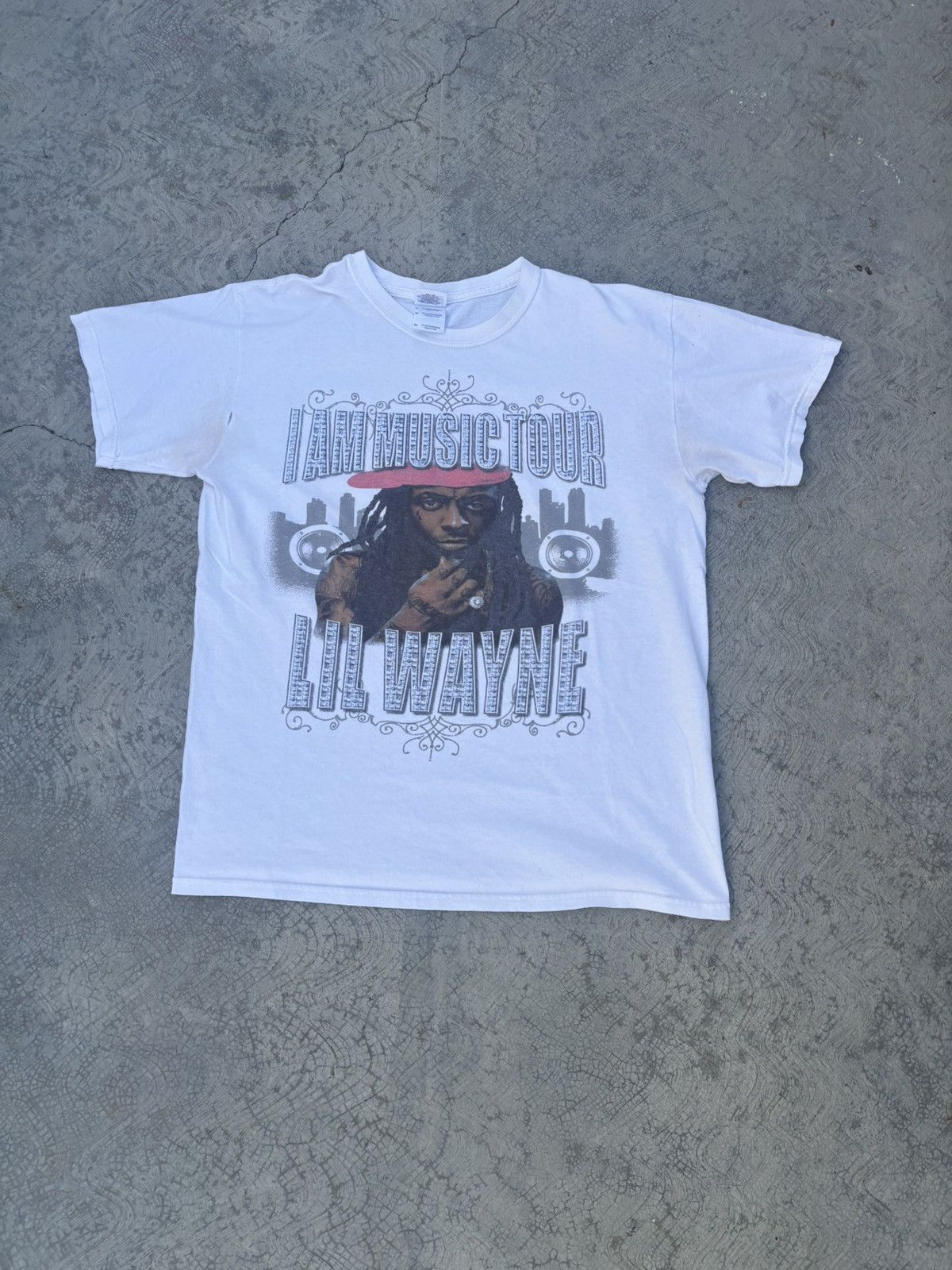 Rap Tees Vintage Y2K 2000s Lil Wayne Tour T Shirt Size US M / EU 48-50 / 2 - 1 Thumbnail