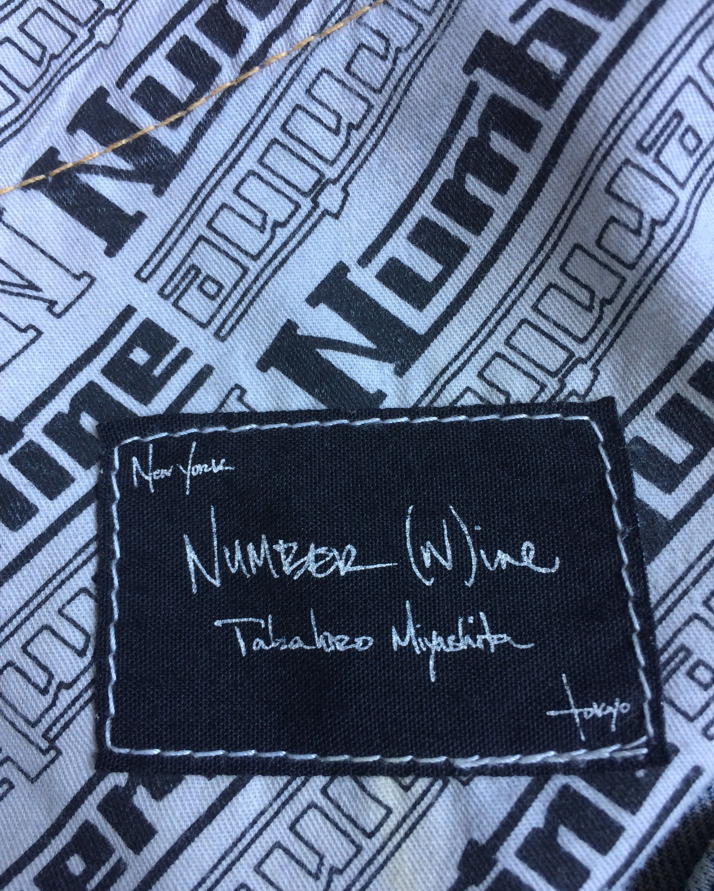 Number (N)ine SS06 Painted Denim Size US 30 / EU 46 - 10 Thumbnail