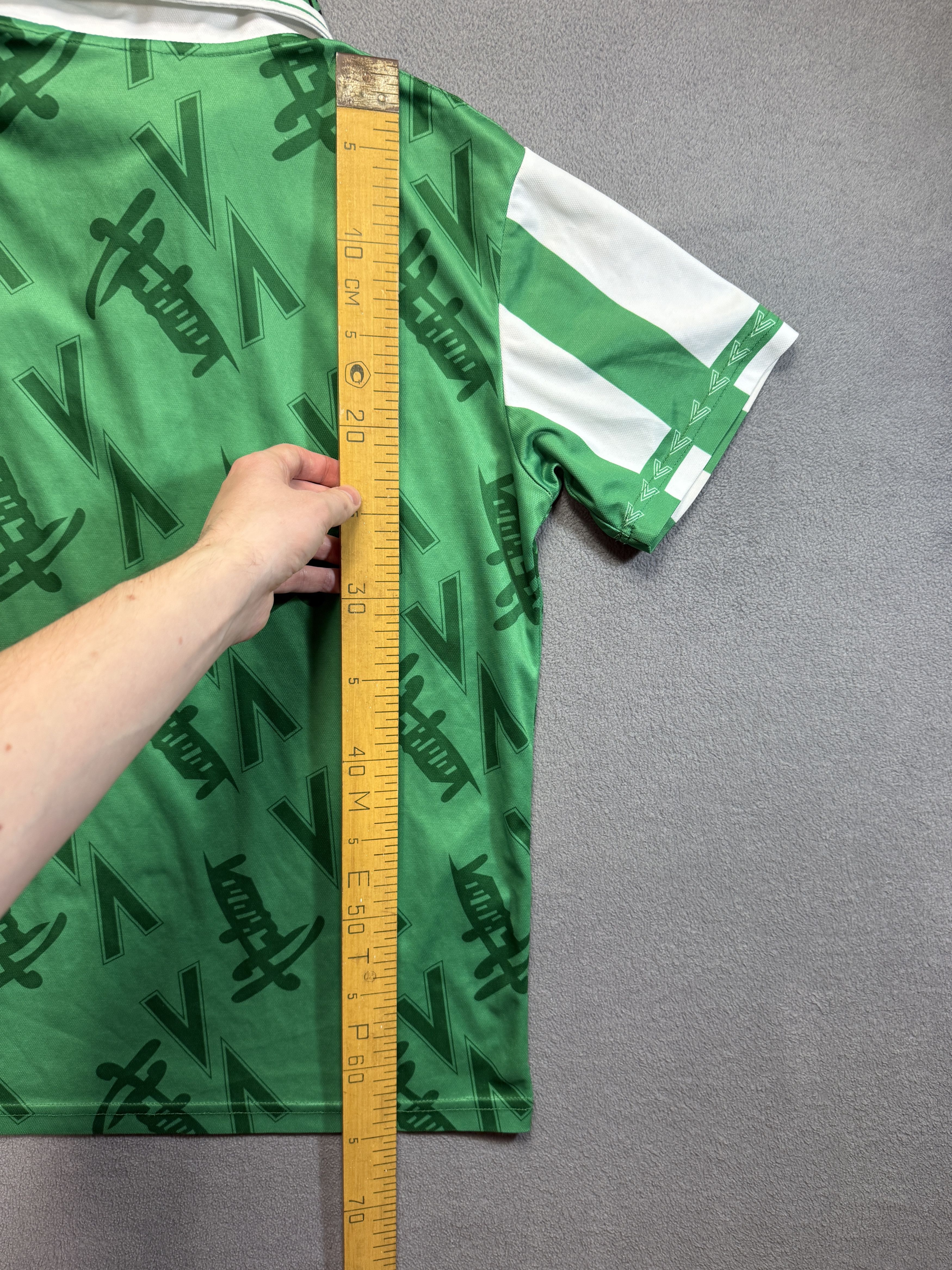 Vintage Mitre Hibernian Home jersey Green football shirt mens size S Size US S / EU 44-46 / 1 - 19 Thumbnail