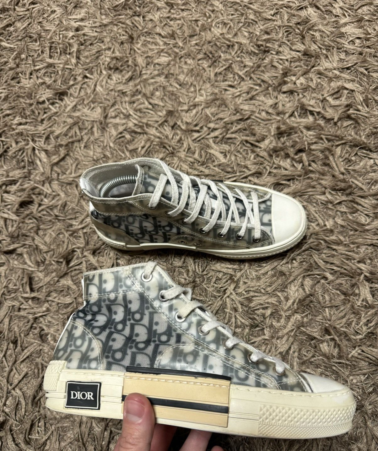 Dior Dior monogram high top sneakers monogram 37 size CD Size US 7 / IT 37 - 7 Thumbnail