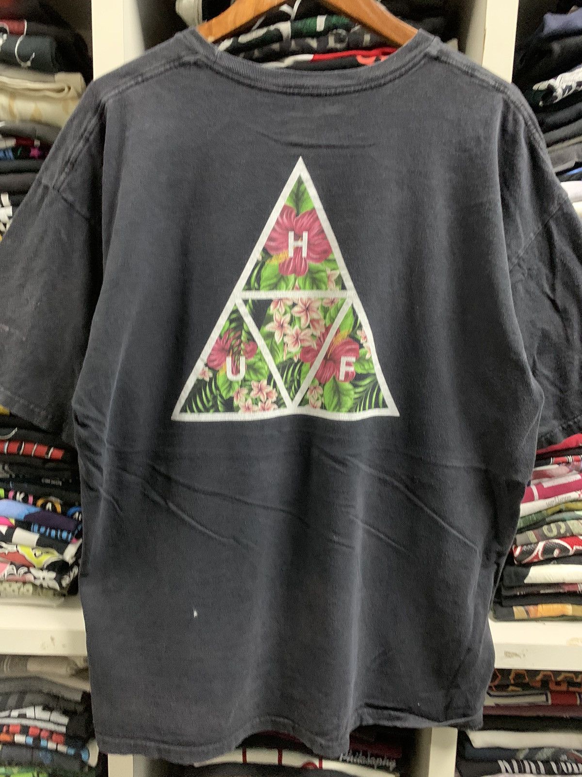 Huf × Vintage Vintage HUF big logo t-shirt Size US XL / EU 56 / 4 - 10 Thumbnail