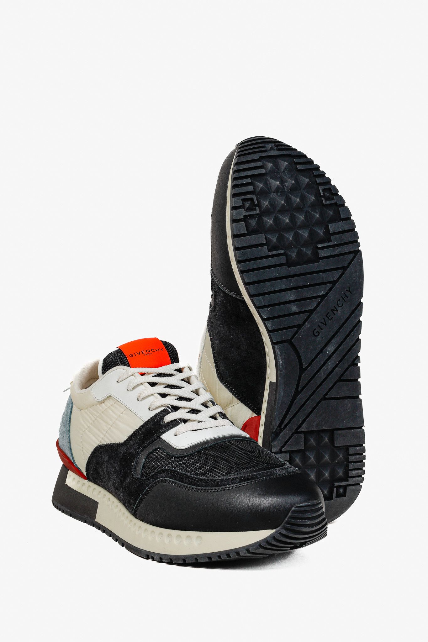 Givenchy Givenchy Active Runner Grey & Blue Nylon Sneakers Size US 8 / EU 41 - 4 Thumbnail
