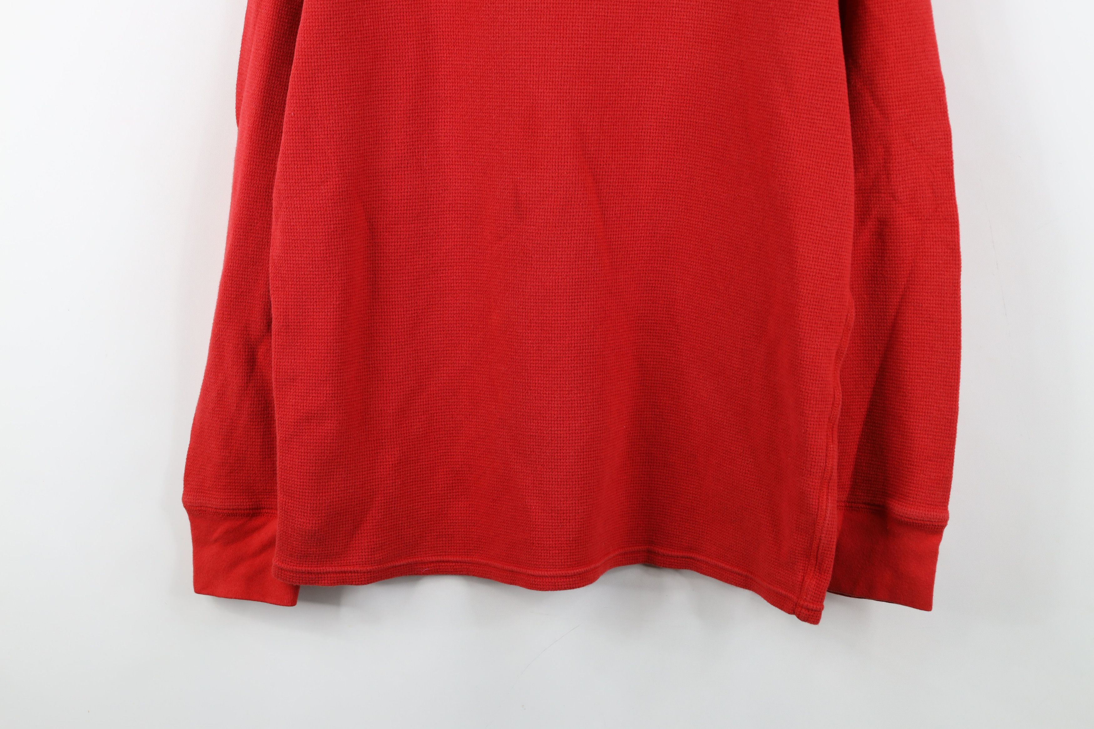 Ralph Lauren Vintage Ralph Lauren Thermal Waffle Knit Long Sleeve T-Shirt Size US L / EU 52-54 / 3 - 3 Thumbnail