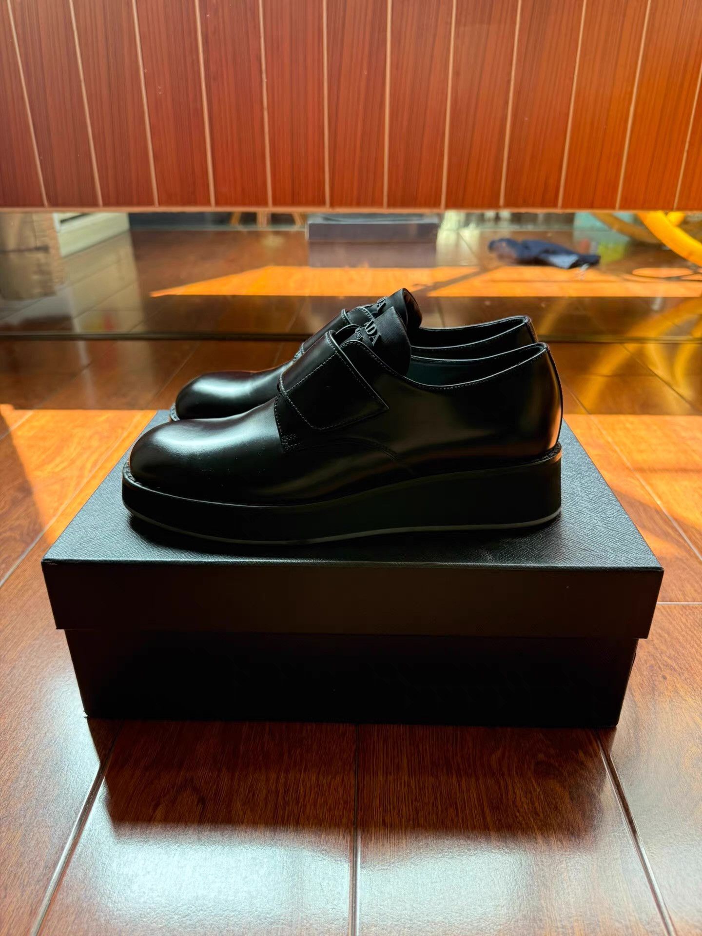 Prada Prada Velcro Derby Shoes Q17 Size US 8 / EU 41 - 3 Thumbnail