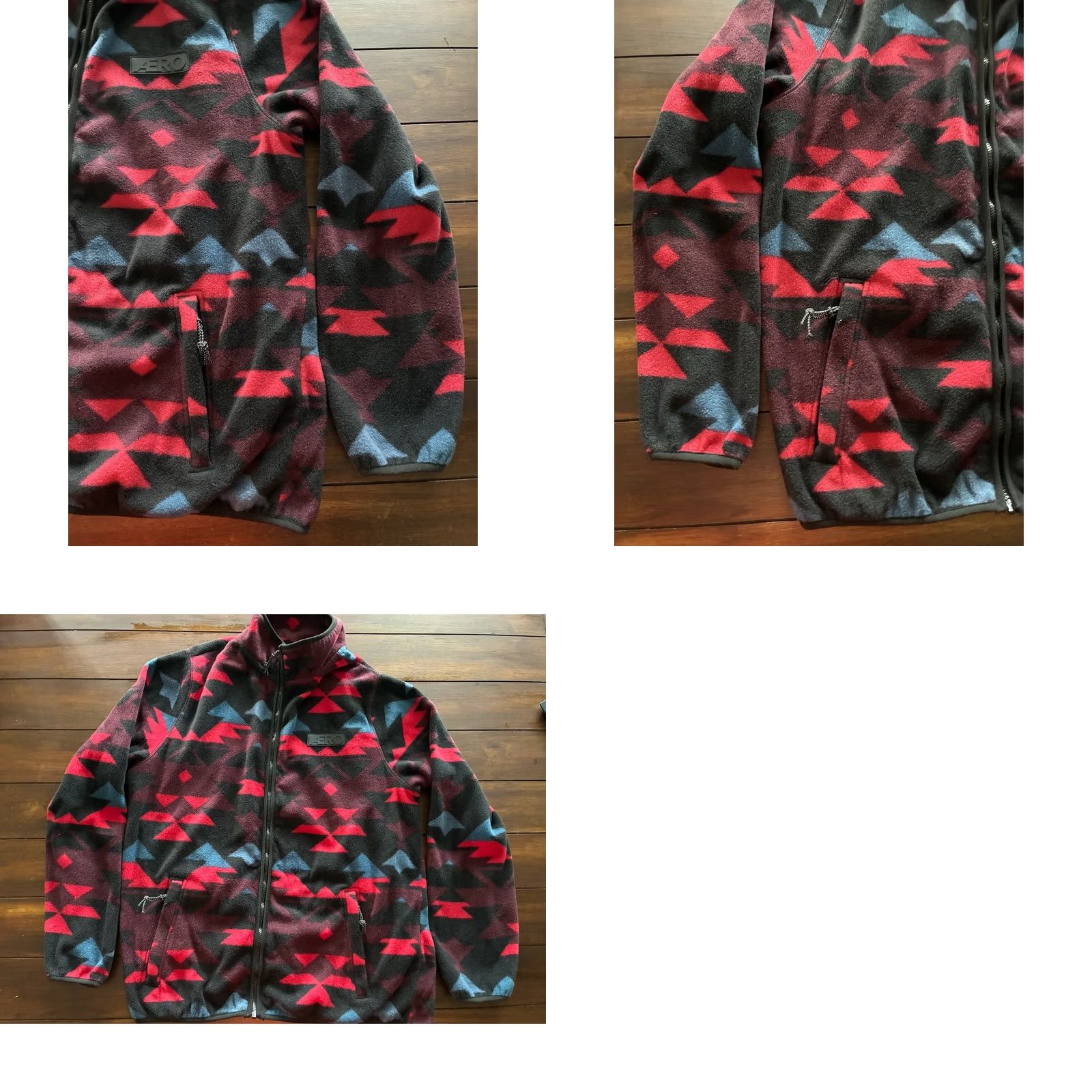 Vintage aeropostale aztec print full zip fleece jacket Mens XL Size US XL / EU 56 / 4 - 8 Thumbnail