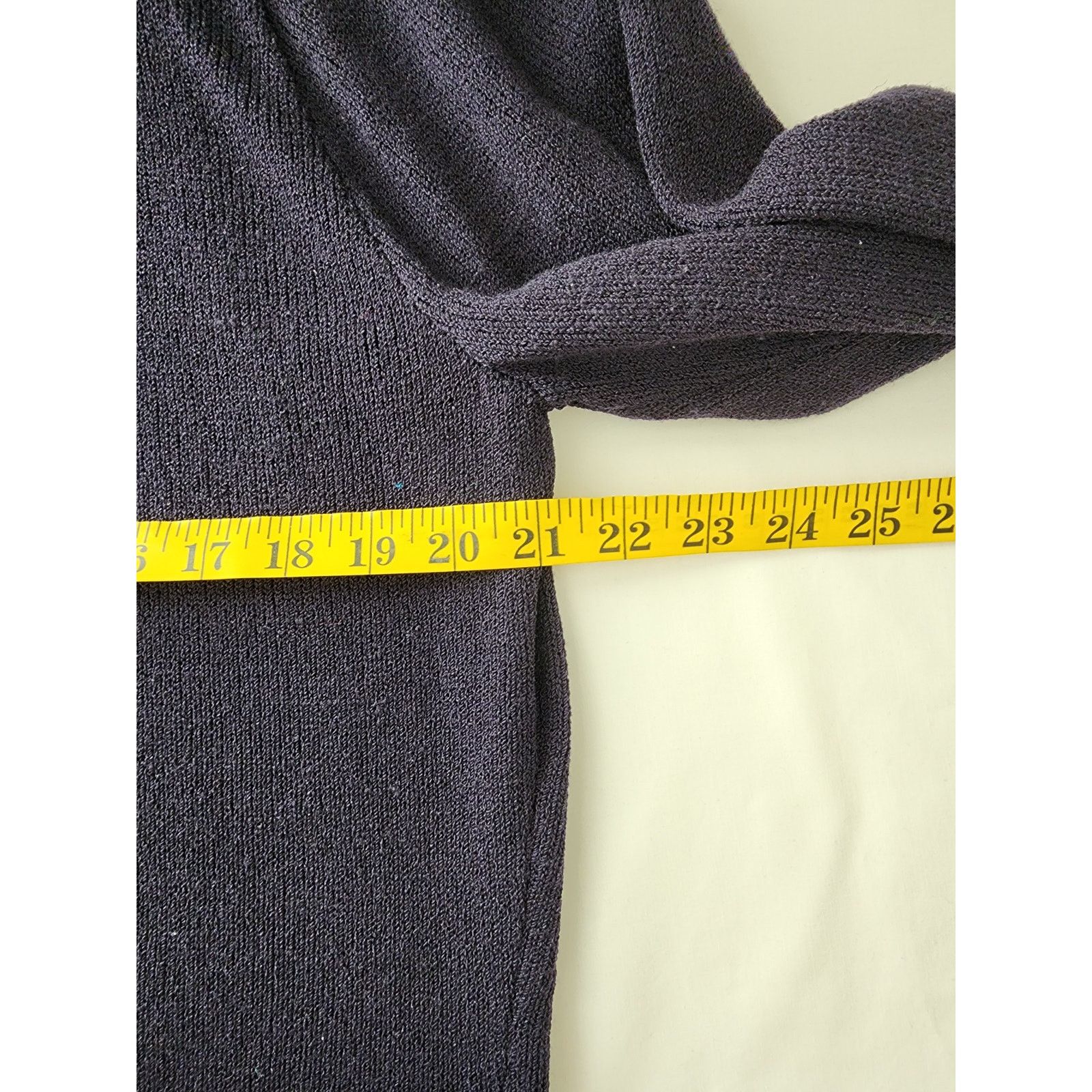 Vintage Vintage L 2-Piece Blue Knit Set Button-Up Cardigan & Pants Size L / US 10 / IT 46 - 7 Thumbnail