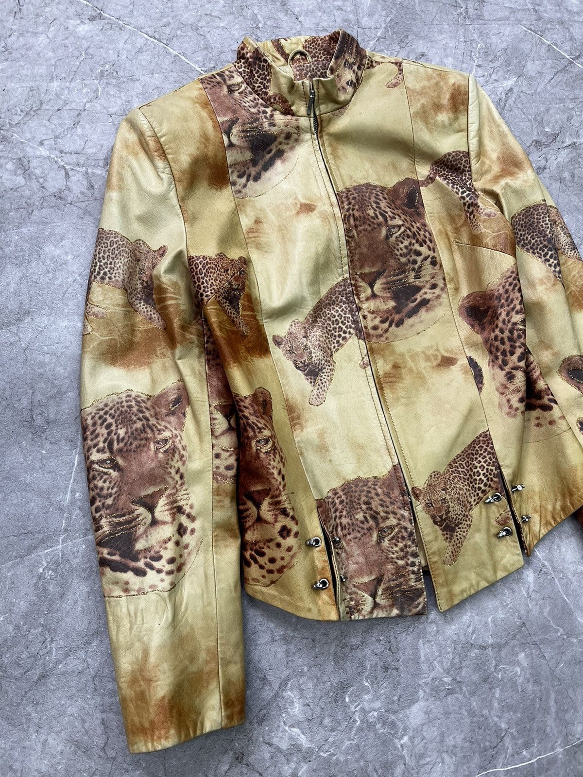 If Six Was Nine × Japanese Brand SALE✅✅MAISON MARGIELA STYLE LEATHER WOMAN LEATHER JACKET Size M / US 6-8 / IT 42-44 - 2 Thumbnail