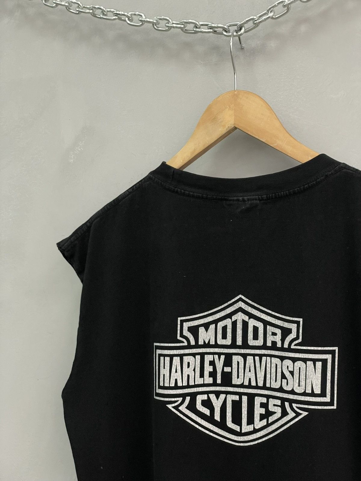 Harley Davidson Rare flames Harley davidson 3d emblem tank top t shirt 90s Size US M / EU 48-50 / 2 - 8 Thumbnail