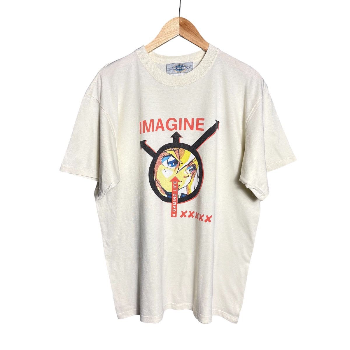 Anime Vintage 90s Imagine A Gaming Life Cartoon Game Anime T-Shirt Size US L / EU 52-54 / 3 - 1 Thumbnail