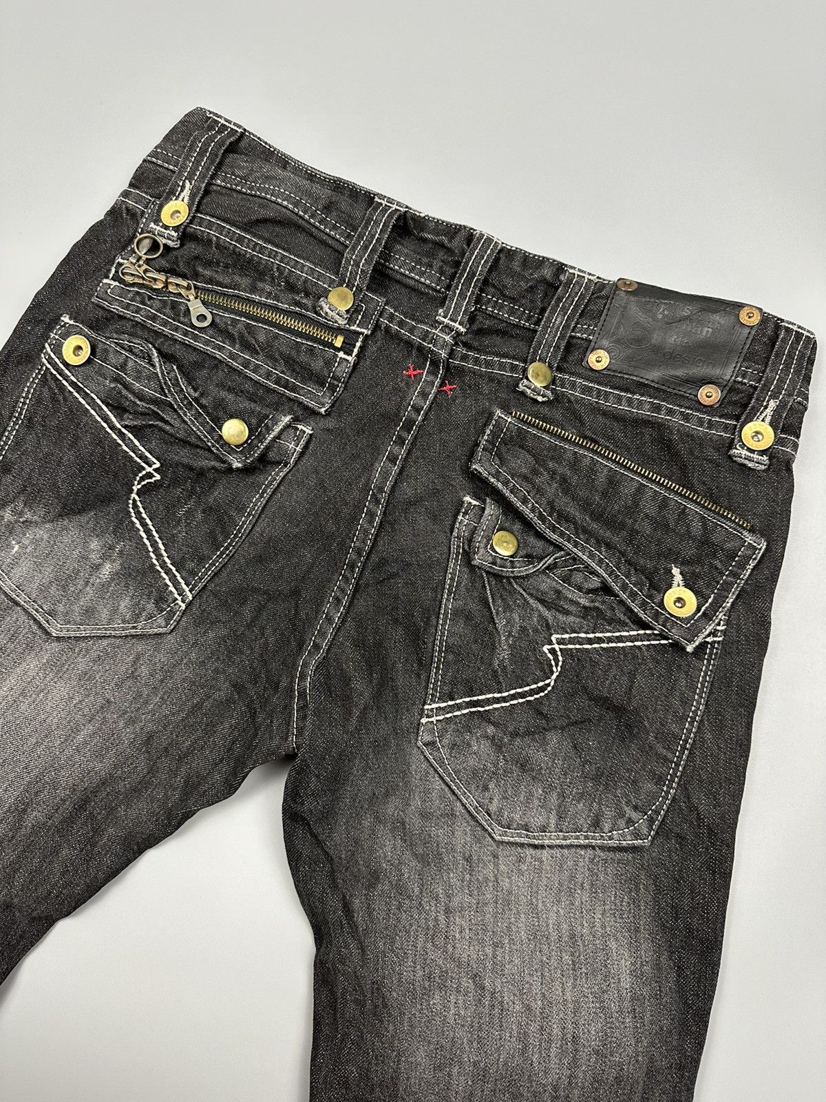 If Six Was Nine × Le Grande Bleu (L.G.B.) × semanticdesign 🔥Seditionaries🔥Distressed Semantic Design Denim Size US 32 / EU 48 - 12 Thumbnail