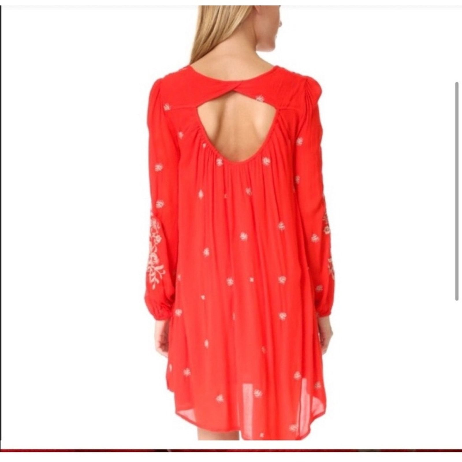 Free People Free People Sweet Tennessee Dress – Red – Size S – EUC Size S / US 4 / IT 40 - 4 Thumbnail