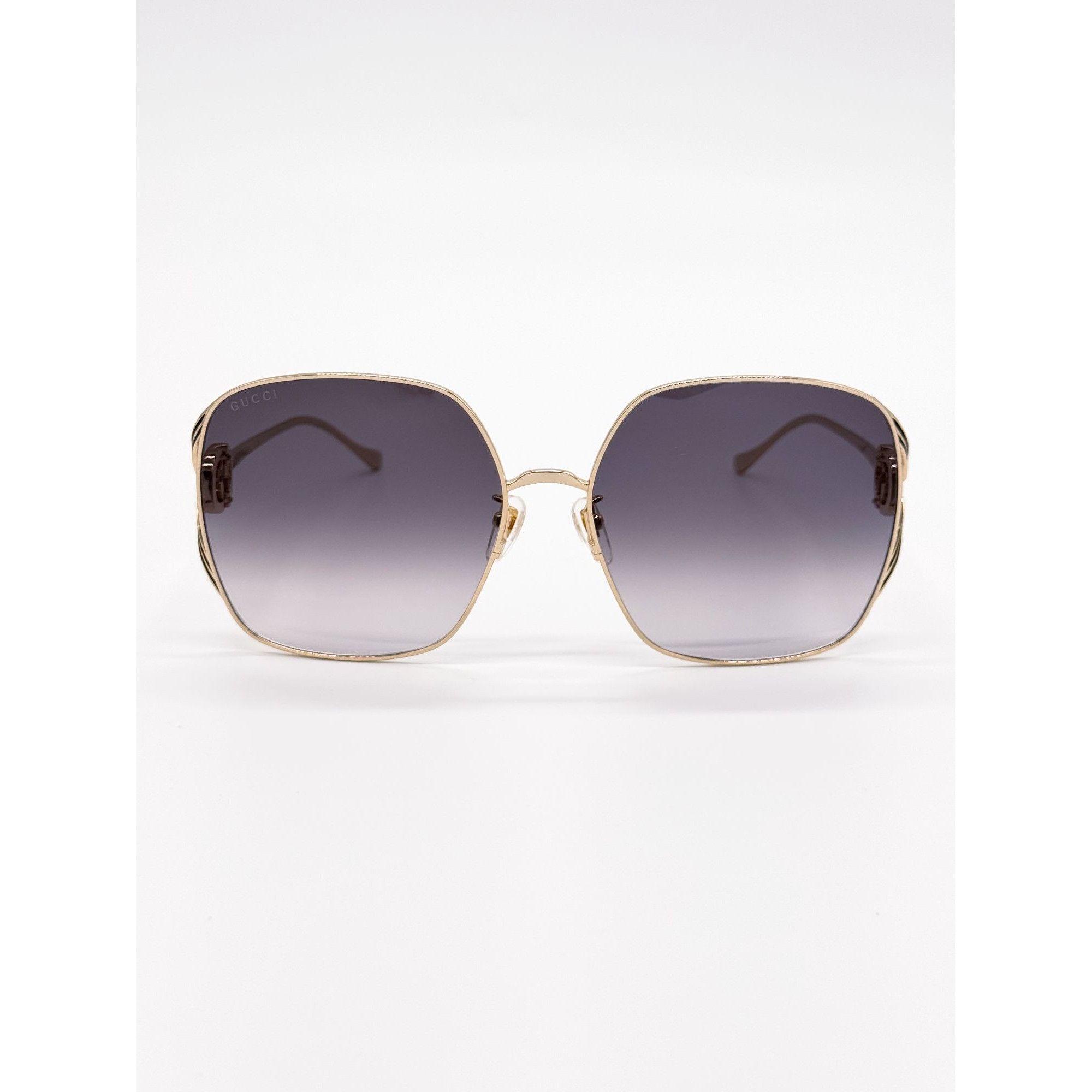 Gucci NEW GUCCI SUNGLASSES GG1323S 001 GOLD/GRAY OVERSIZED WOMEN Size ONE SIZE - 3 Thumbnail
