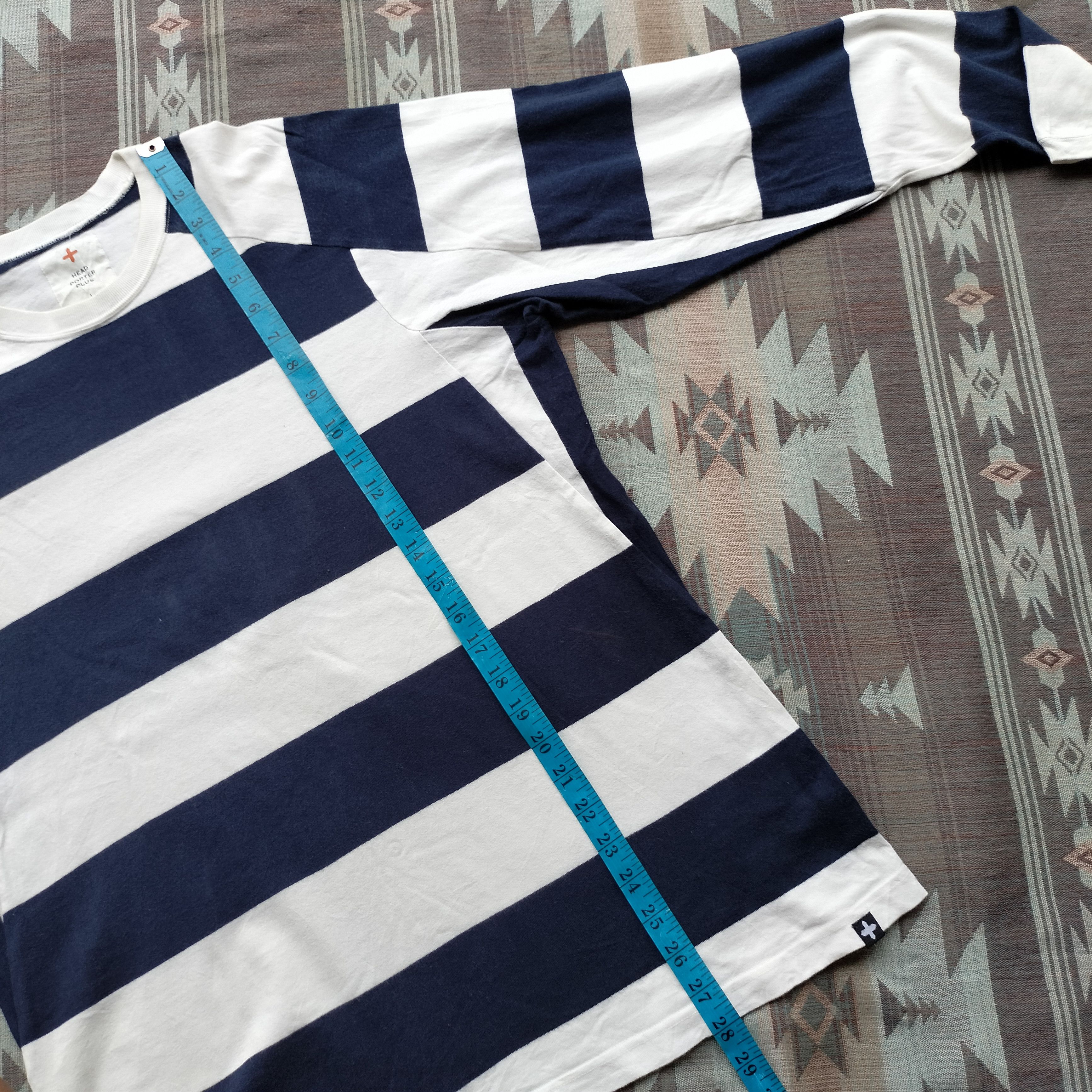 Porter Head Porter plus japan stripe navy white Ls shirt Size US L / EU 52-54 / 3 - 16 Thumbnail