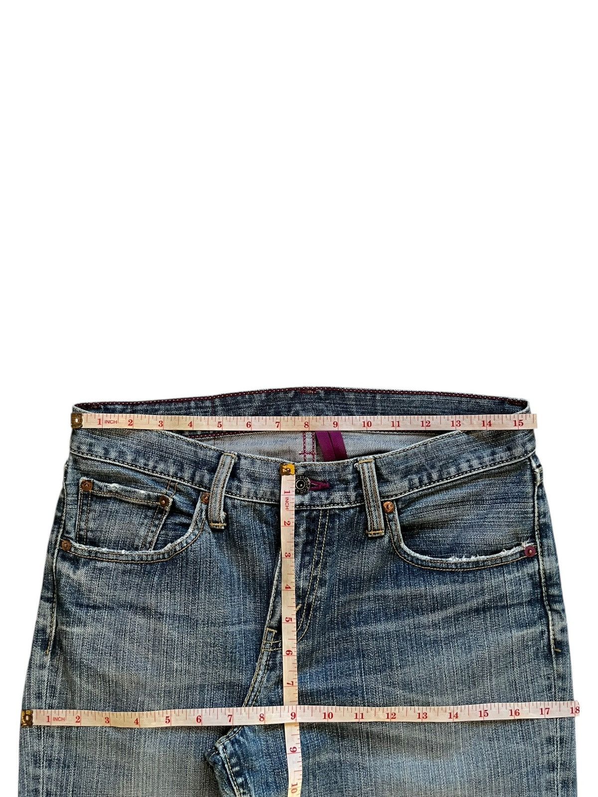 Levi's Vintage 90s Levis 502 Blue Wash Distressed Loose Fit Jeans Size US 31 - 11 Thumbnail