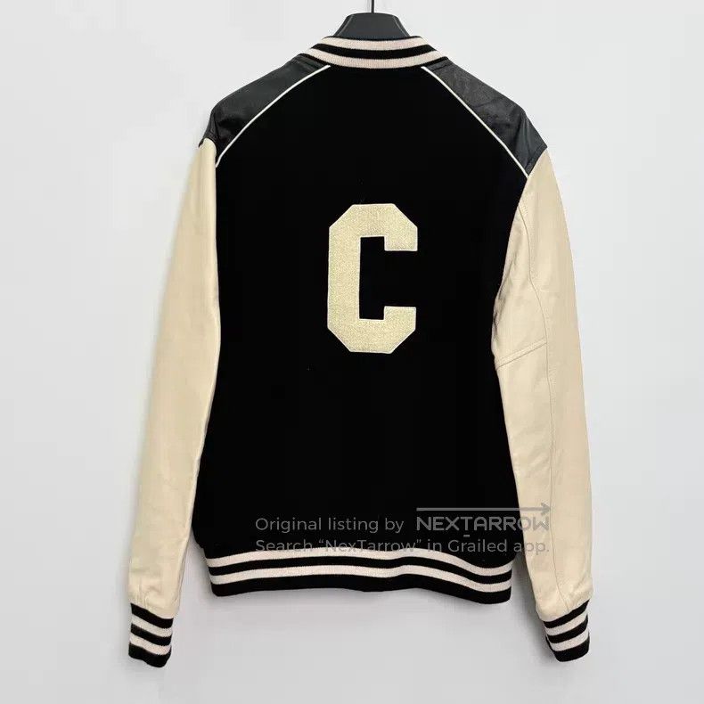 Celine Celine Big C Letter Logo College Style Baseball Jacket i Size US M / EU 48-50 / 2 - 3 Thumbnail