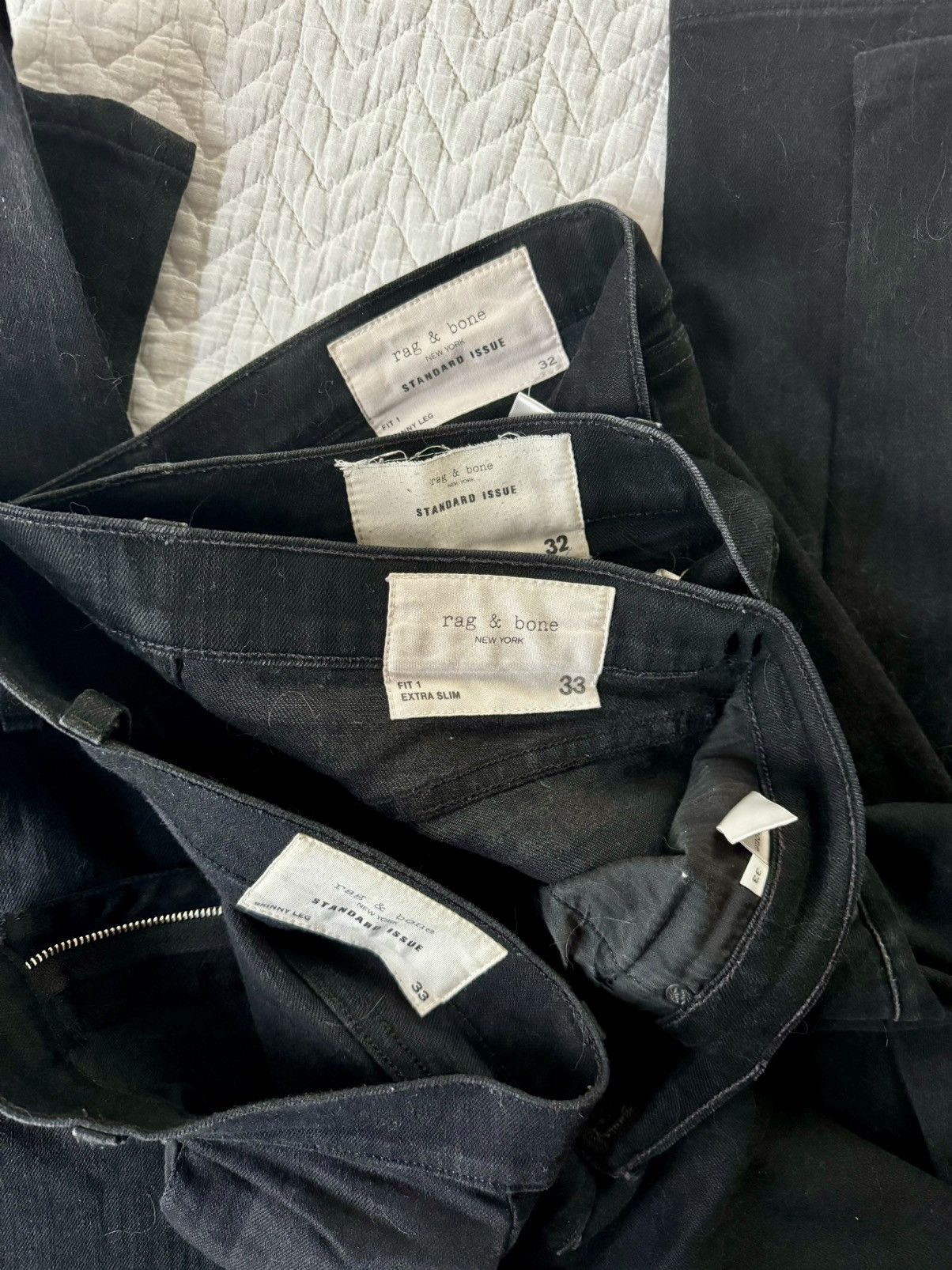 Rag & Bone [4 pack] Rag & Bone Fit 1 skinny jeans Size US 33 - 11 Thumbnail
