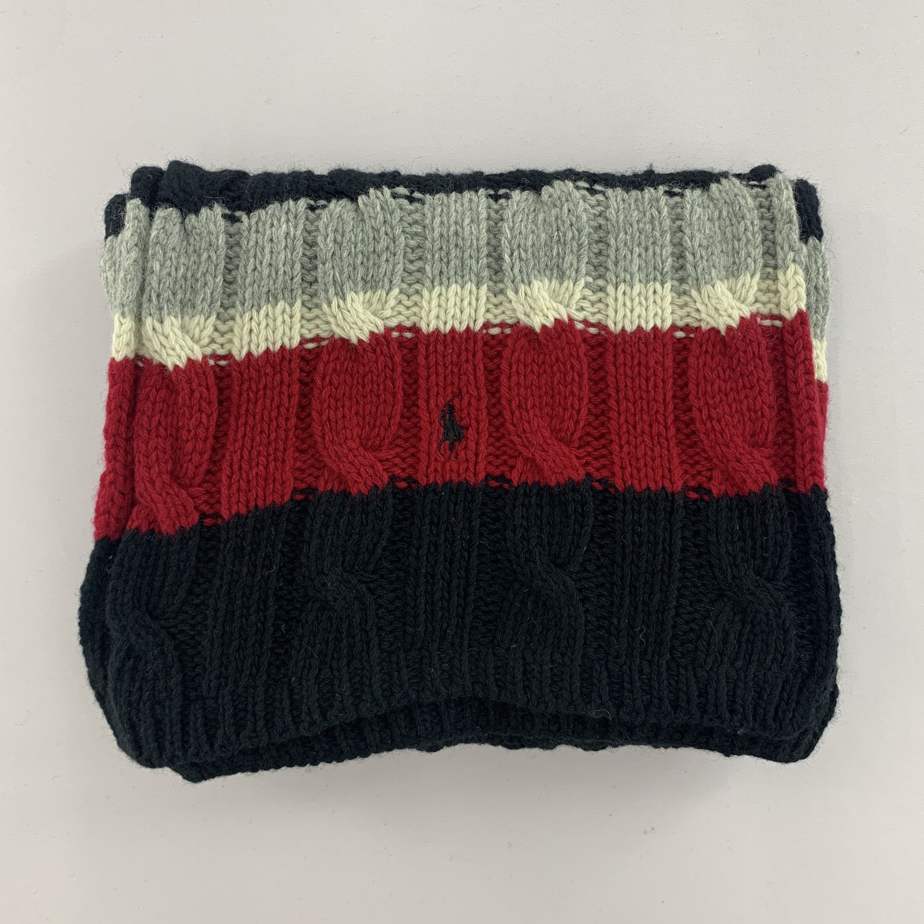 Polo Ralph Lauren Polo Ralph Lauren Scarf Wool Muffler Neck Wrap BL4385 Size ONE SIZE - 4 Thumbnail
