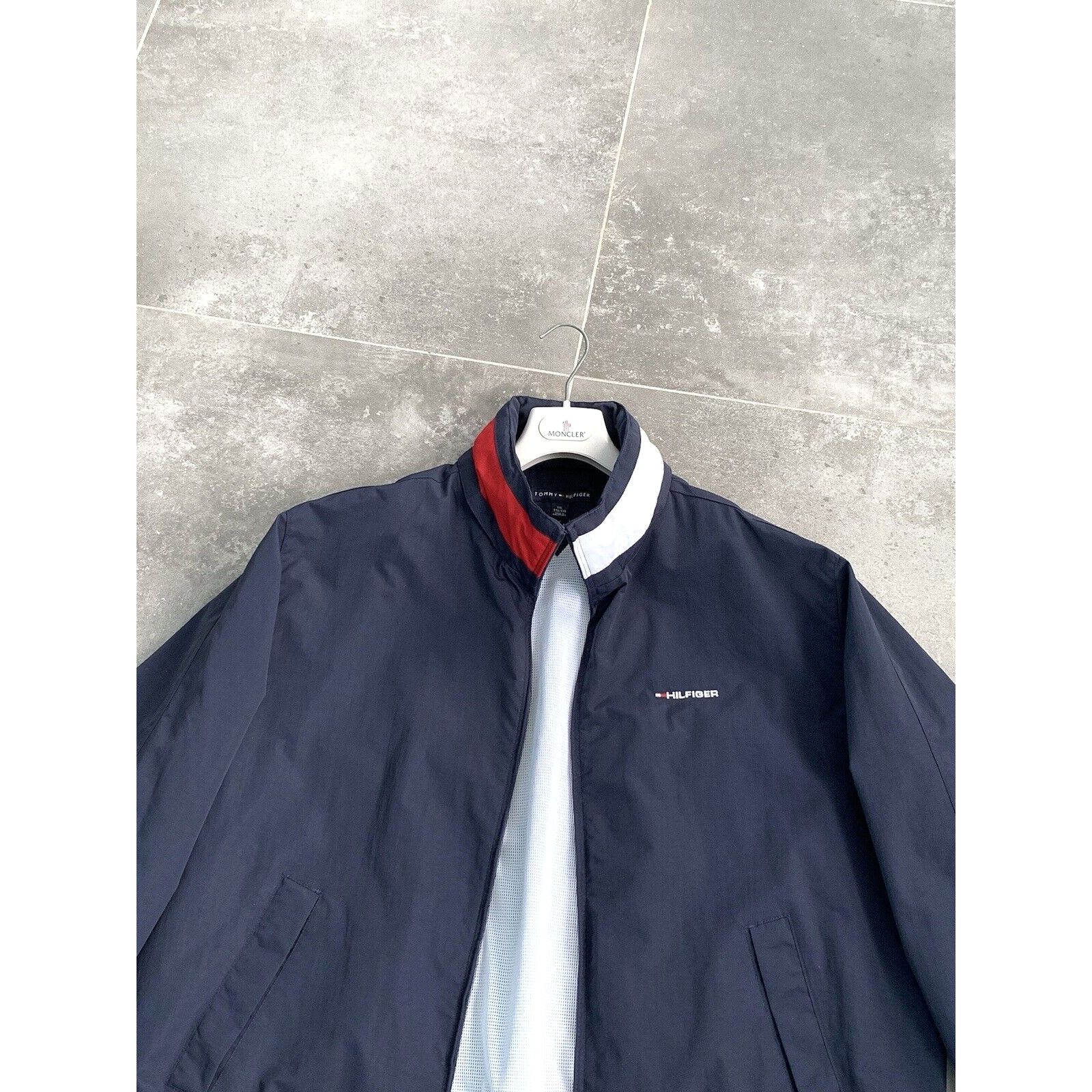 Tommy Hilfiger × Vintage Mens TOMMY HILFIGER Y2K Logo Bomber Jacket Coat XXL 2XL EU56 Size US XXL / EU 58 / 5 - 6 Thumbnail