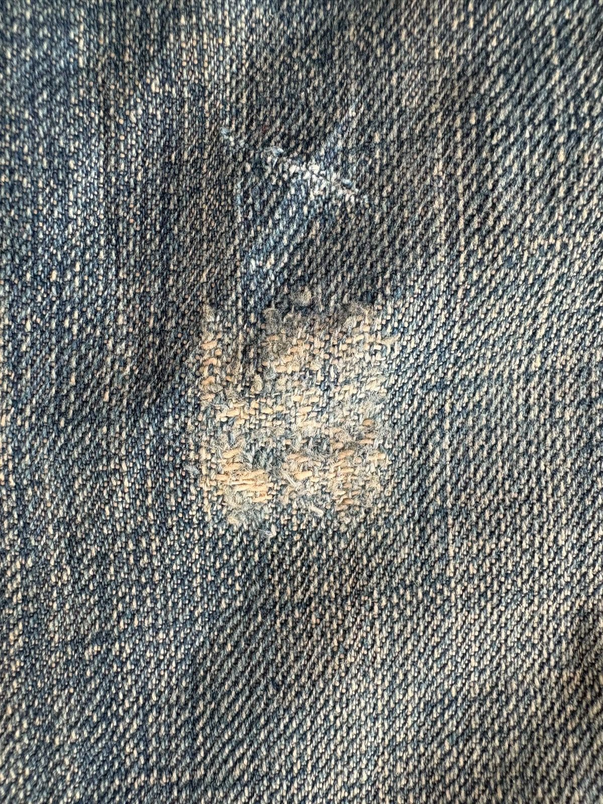 Antik Denim Vintage Japanese Brand Mud Wash Distress Flare Jeans Size 29" - 3 Thumbnail