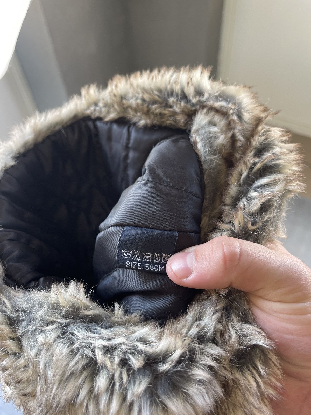 Japanese Brand × Vintage Y2K HYPE FUZZY VINTAGE MOHAIRE AVIATOR USSR USHANKA HAT Size ONE SIZE - 6 Thumbnail