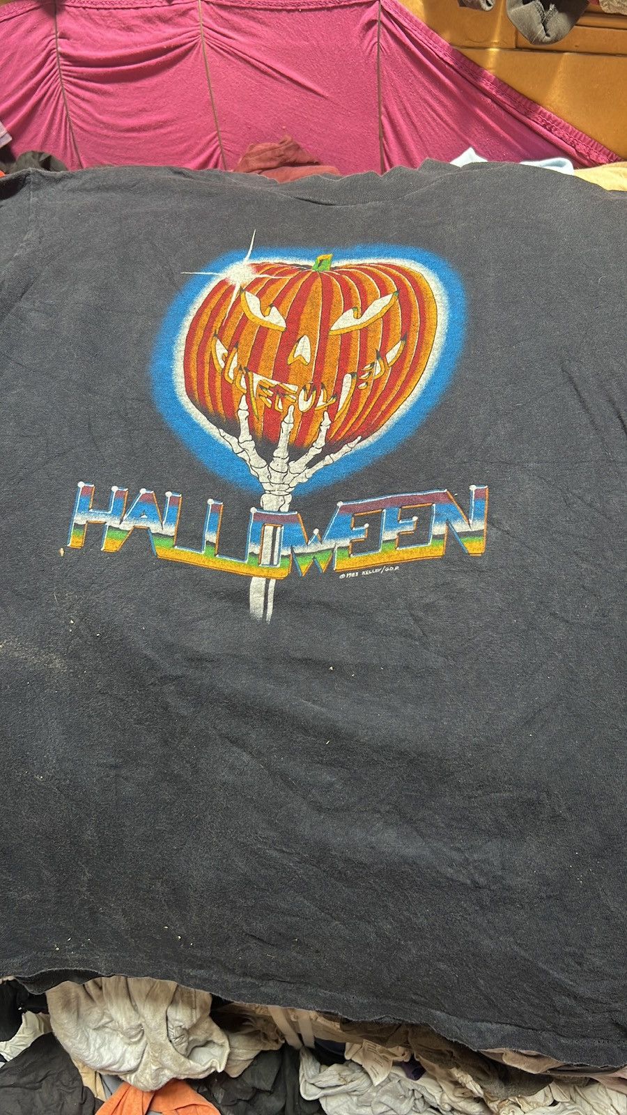 Grateful Dead × Vintage Halloween T-shirt 80' Size US XL / EU 56 / 4 - 1 Thumbnail