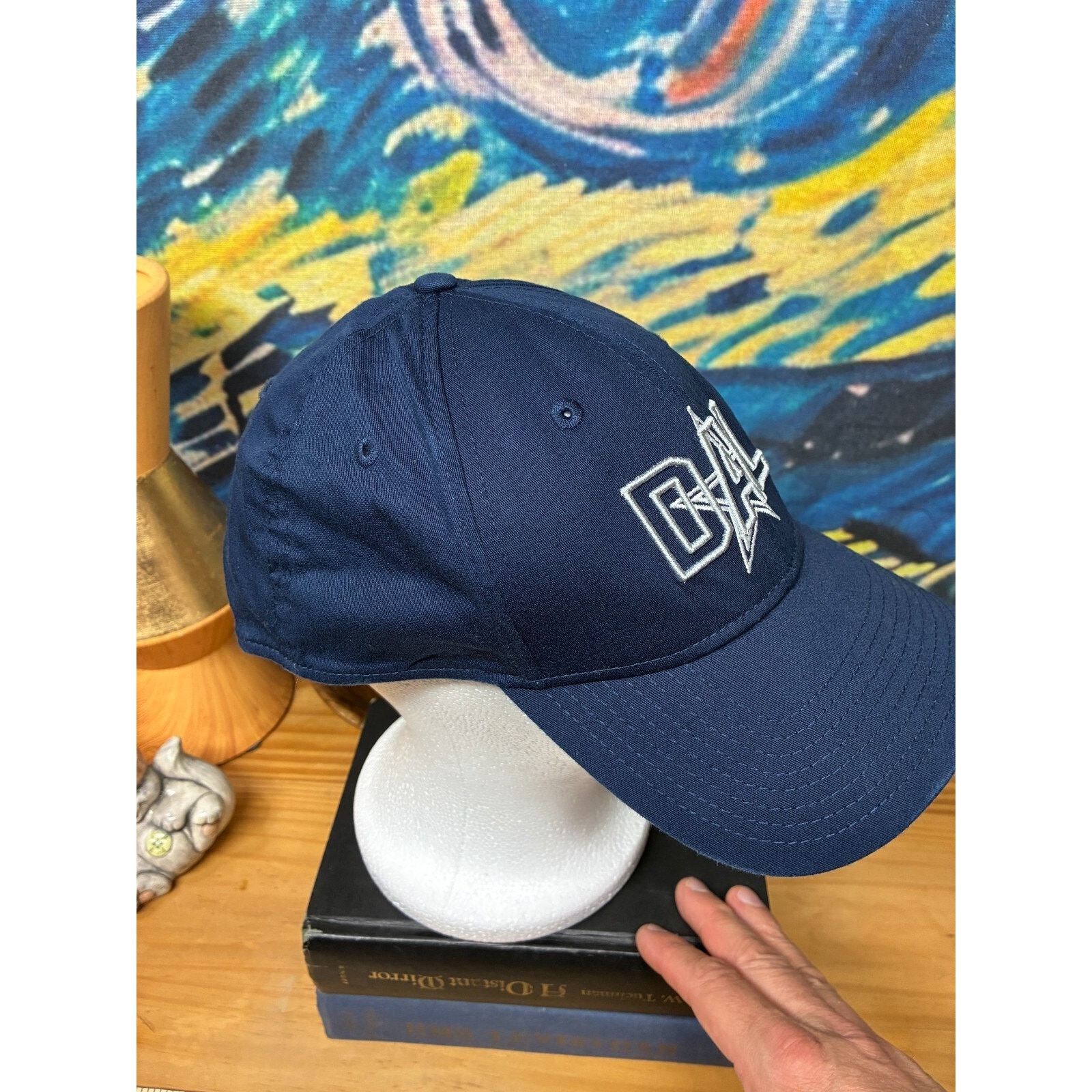 New Era DAL Dallas Cowboys NFL Hat – New Era Stretch Fit Cap, Navy Size ONE SIZE - 3 Thumbnail