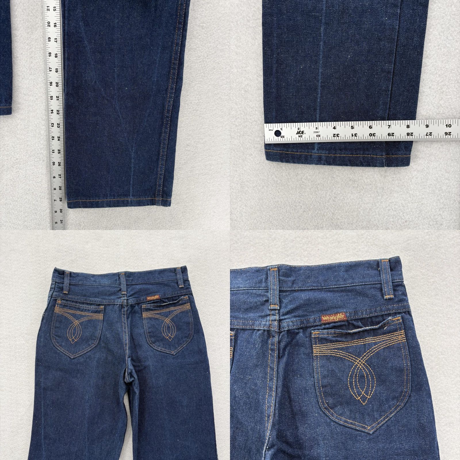 Wrangler VINTAGE Wrangler Jeans Mens 30x30 Blue Tripoli Straight Leg USA 80s NWT Size US 30 / EU 46 - 8 Thumbnail
