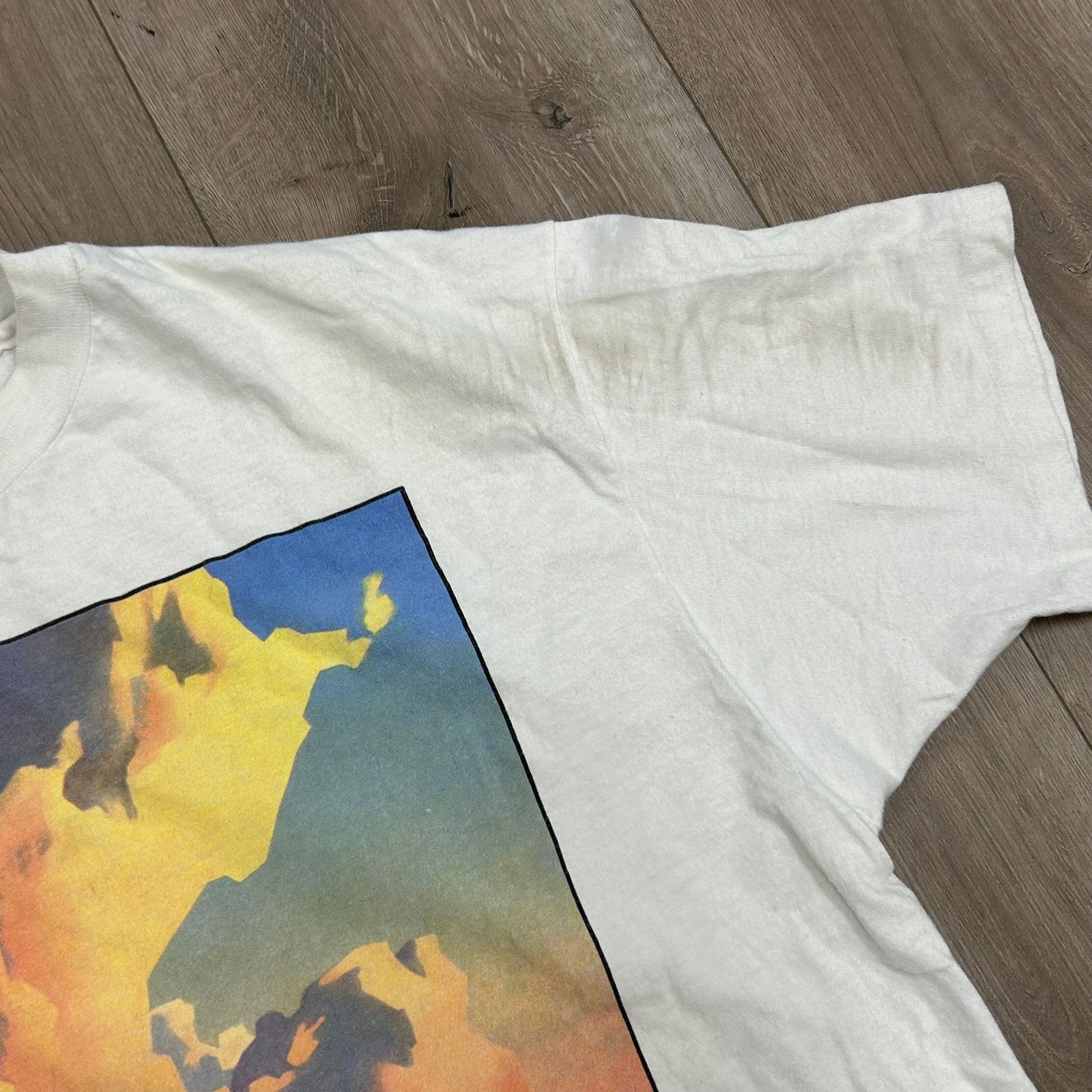 Vintage Vintage 1992 Ed Mell Storm at Dusk / Lake Powell Art Tee Size US XL / EU 56 / 4 - 5 Thumbnail