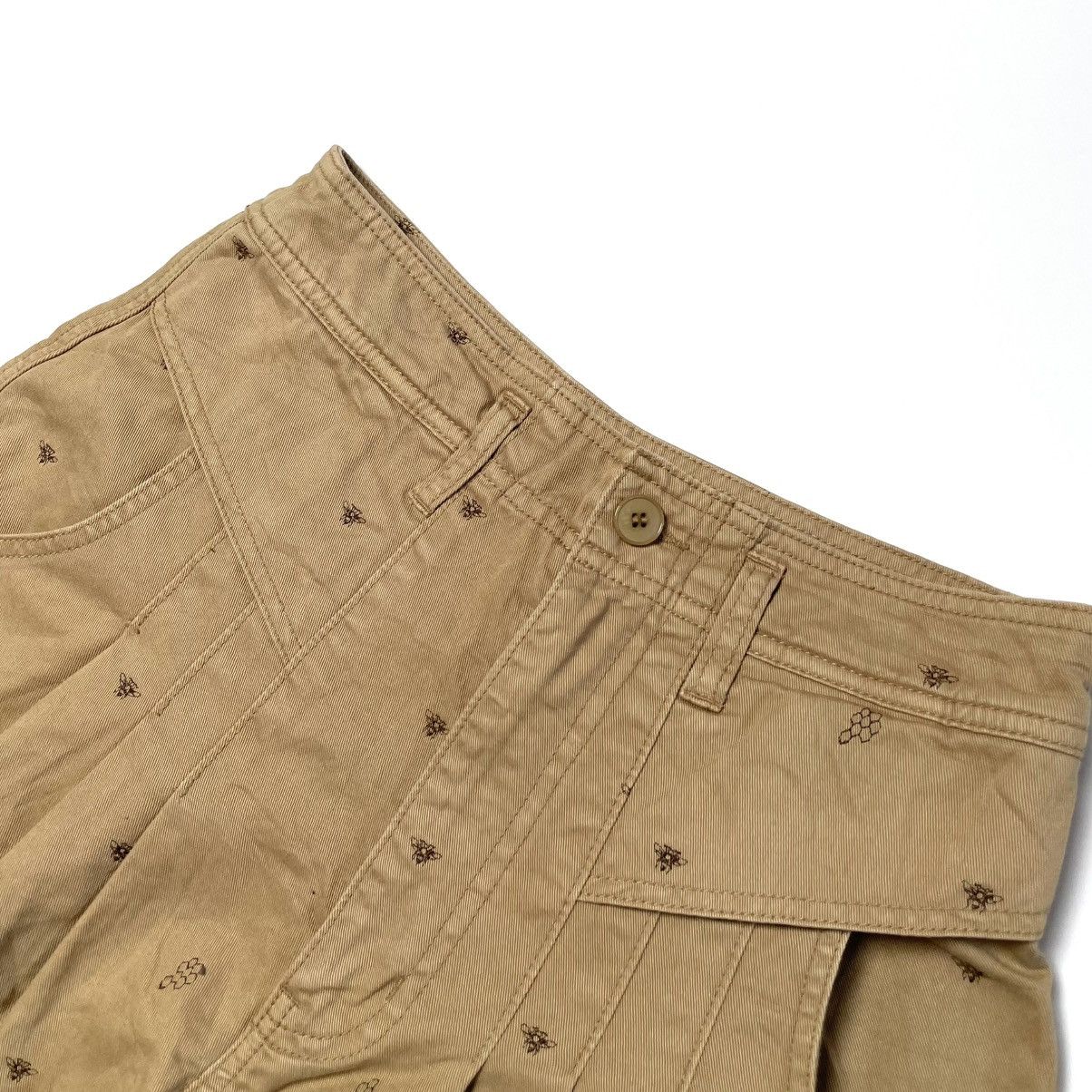Issey Miyake Ne-Net By Issey Miyake Beige Short Pants Size US 29 - 4 Thumbnail