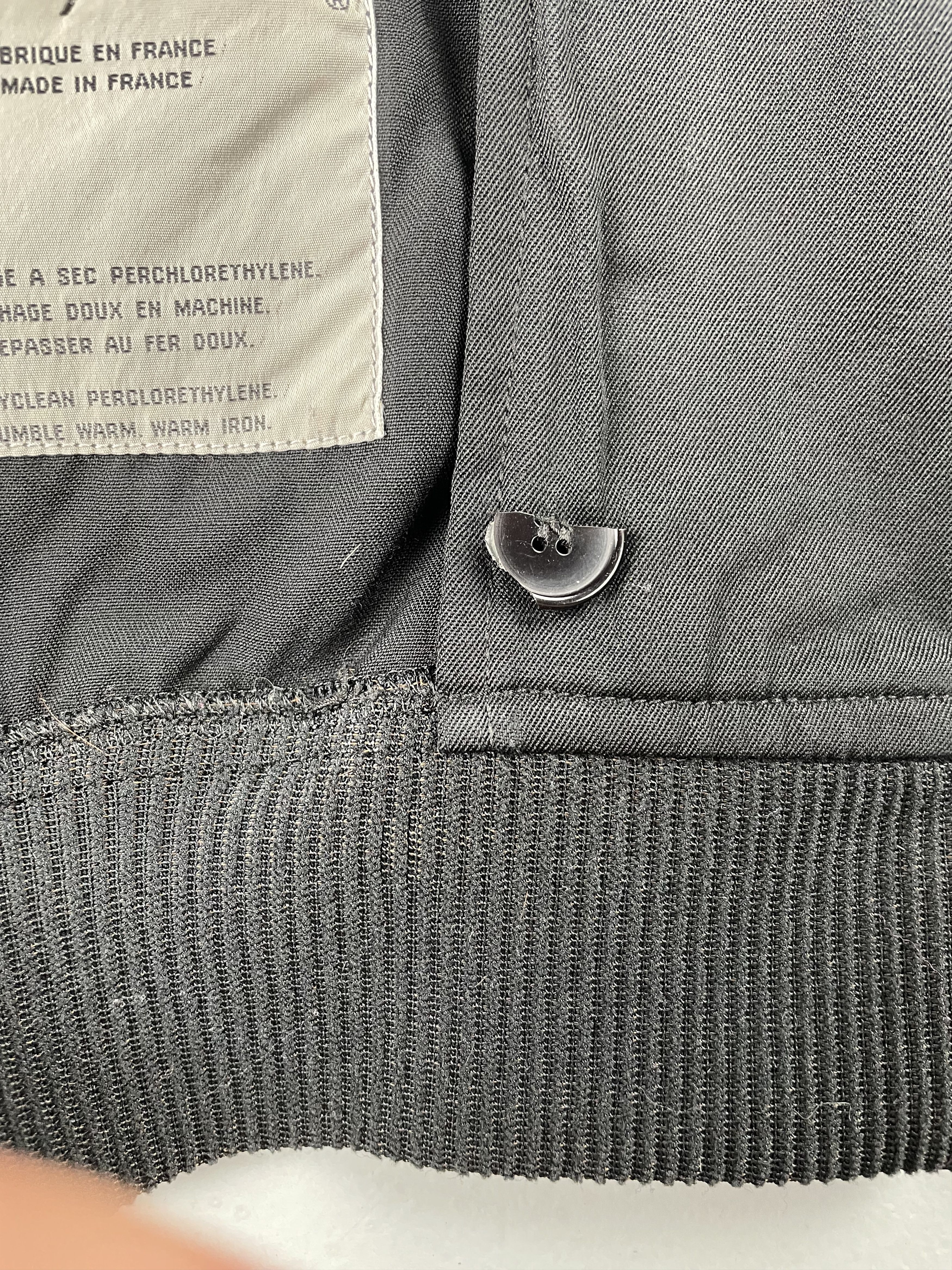 Yohji Yamamoto Yohji Yamamoto late 80's / 90-91 cropped wool bomber Size M / US 6-8 / IT 42-44 - 6 Thumbnail