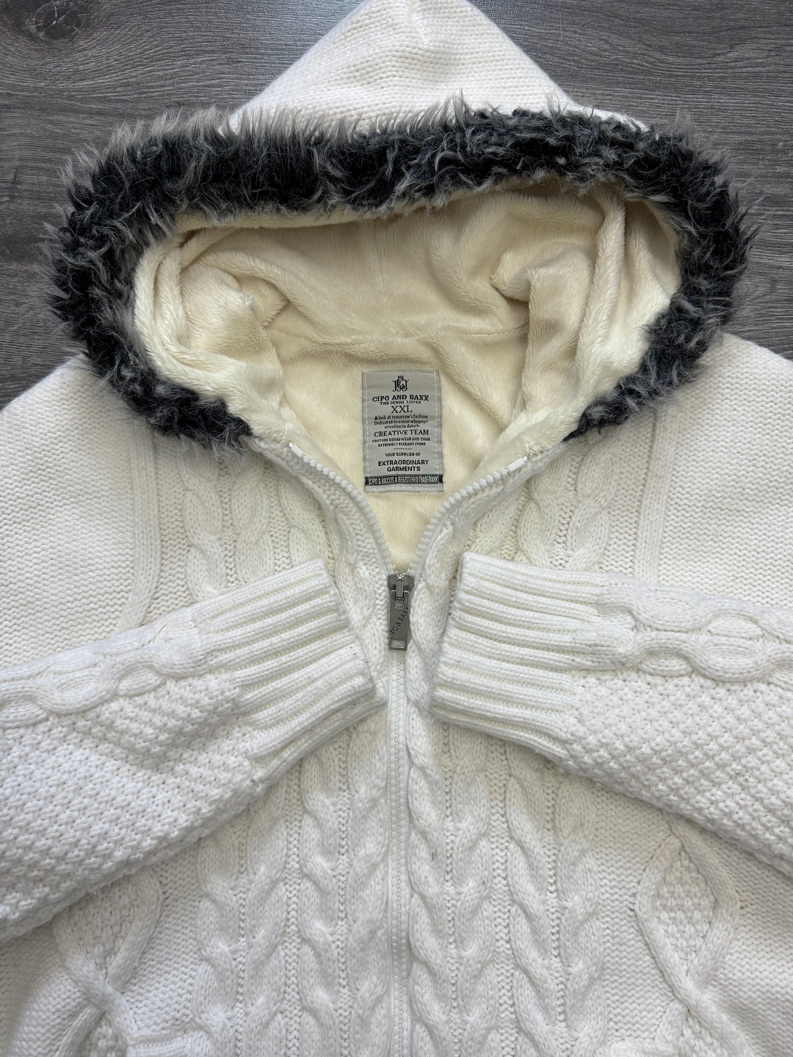 Avant Garde If Six Was Nine Y2K Vintage Fur Sweater Hoodie