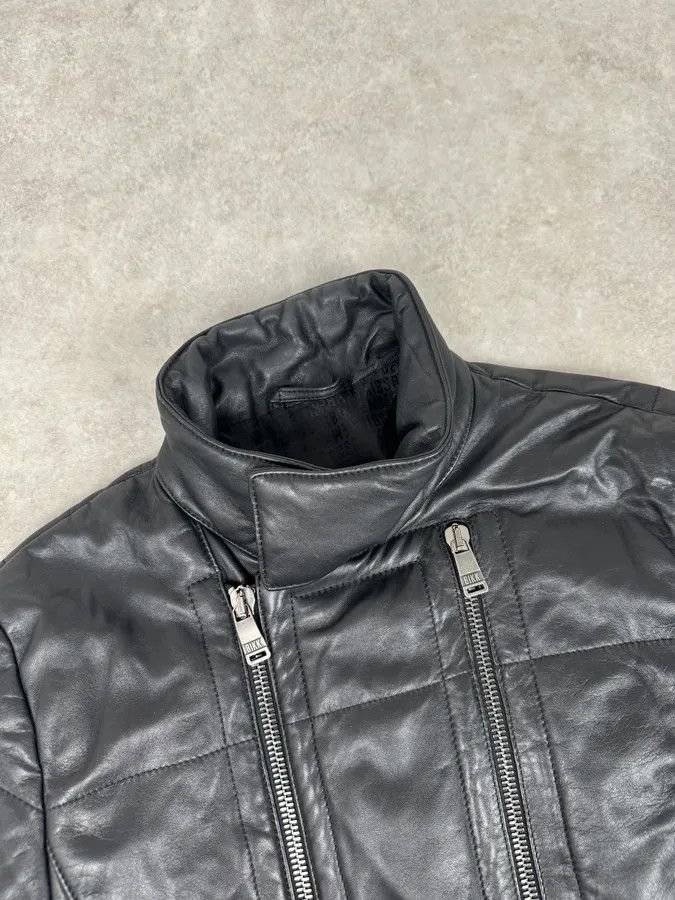Dirk Bikkembergs 2010s Dirk Bikkembergs Black Ninja Quilted Leather Jacket Size US S / EU 44-46 / 1 - 4 Thumbnail