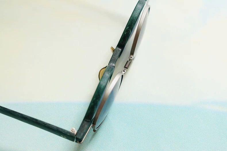 Kenzo KENZO Green celluloid pilot glasses Size ONE SIZE - 9 Thumbnail