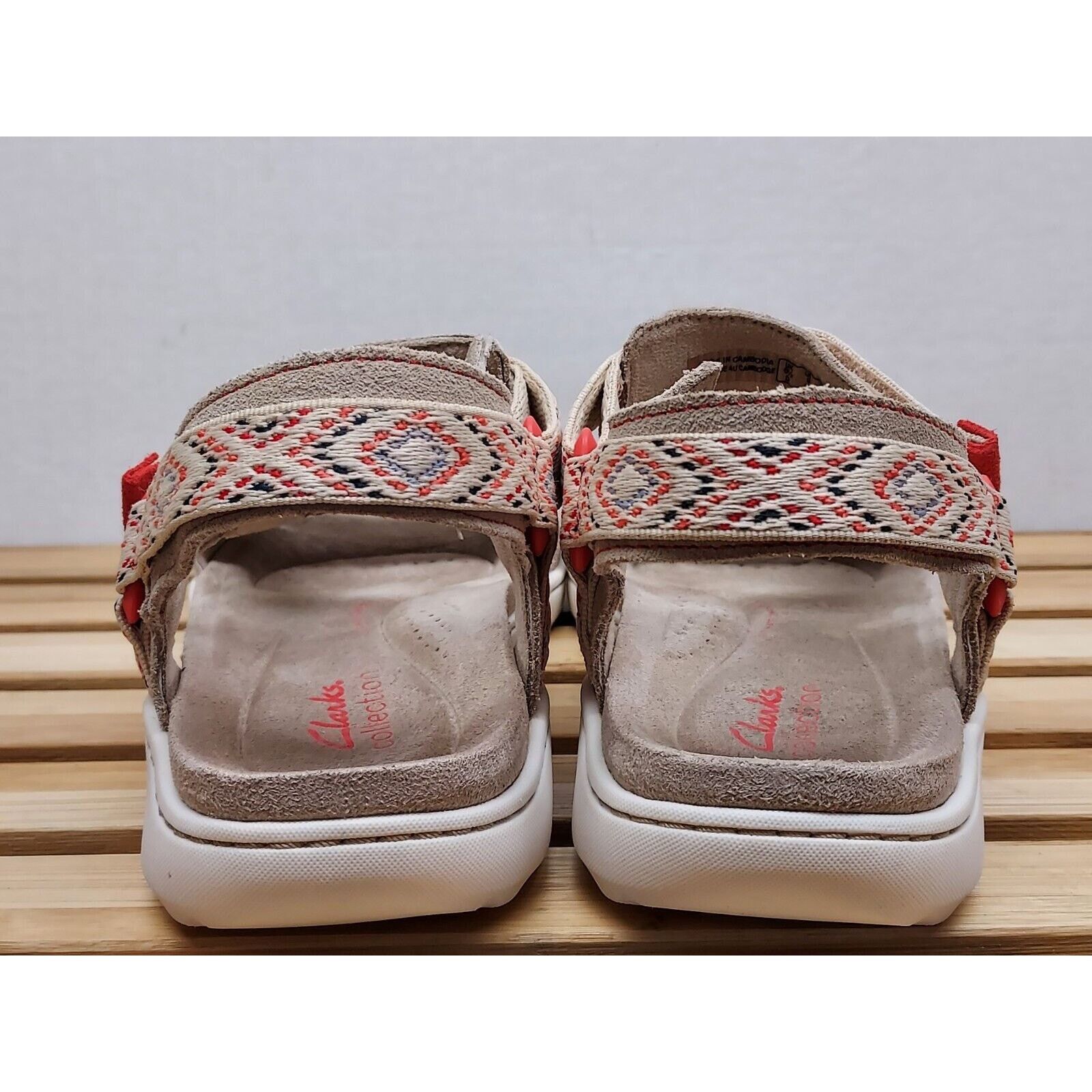 Clarks Clarks Womens | Sand | Suede Amanda Step Sandals Size 9 Size US 9 / IT 39 - 7 Thumbnail