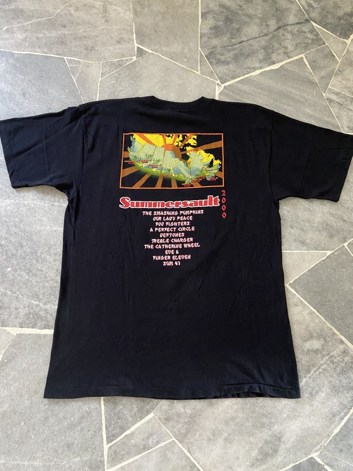 Band Tees 2000s The Smashing Pumpkins Summersault Tour Tee Size US L / EU 52-54 / 3 - 5 Thumbnail