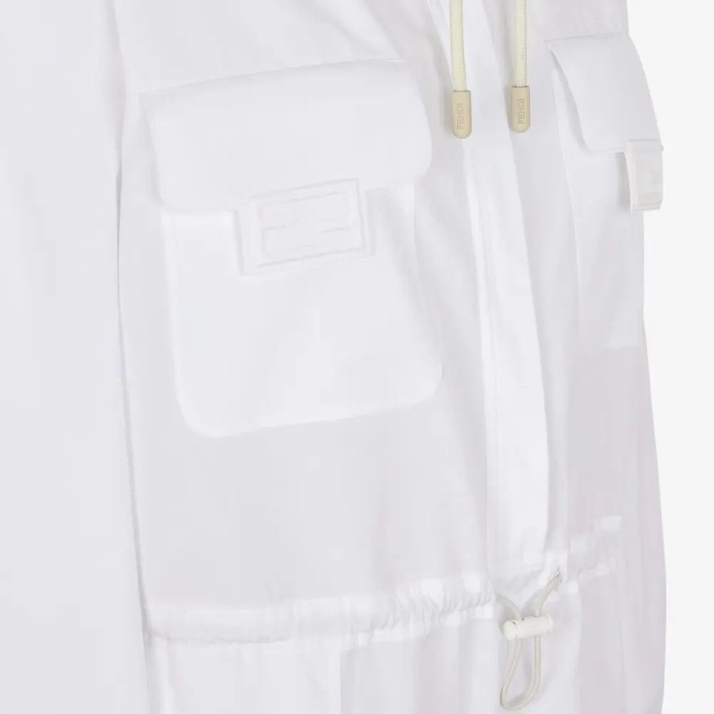 Fendi o1s1wg110825 Dress in White Size M / US 6-8 / IT 42-44 - 3 Thumbnail