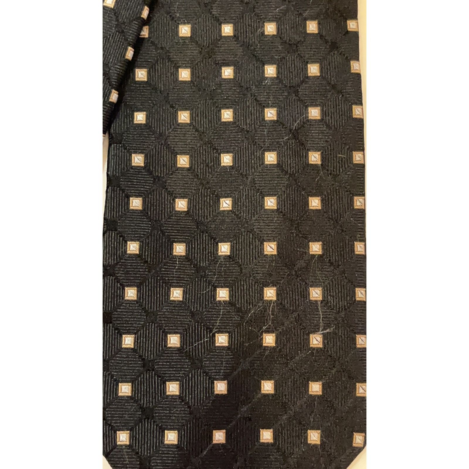 Saks Fifth Avenue Saks Fifth Avenue Silk Neck Tie ~ Black ~ Size ONE SIZE - 4 Thumbnail