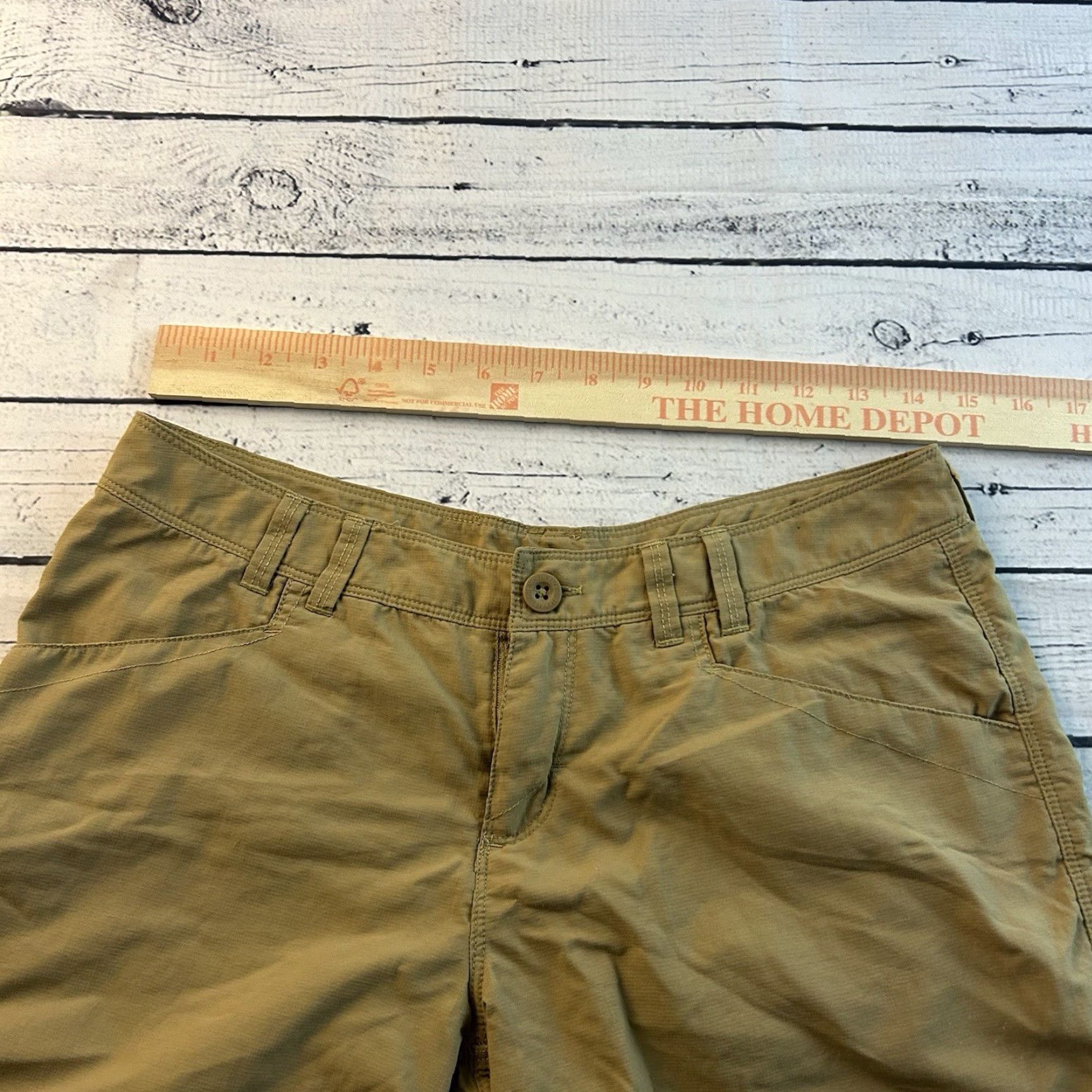 The North Face The North Face Nylon Hiking Outdoor Shorts Mens 6 Khaki Beige Tan Cargo Outdoors Hiking Nylon 6 Beige Mens Size 28" / US 6 / IT 42 - 3 Thumbnail