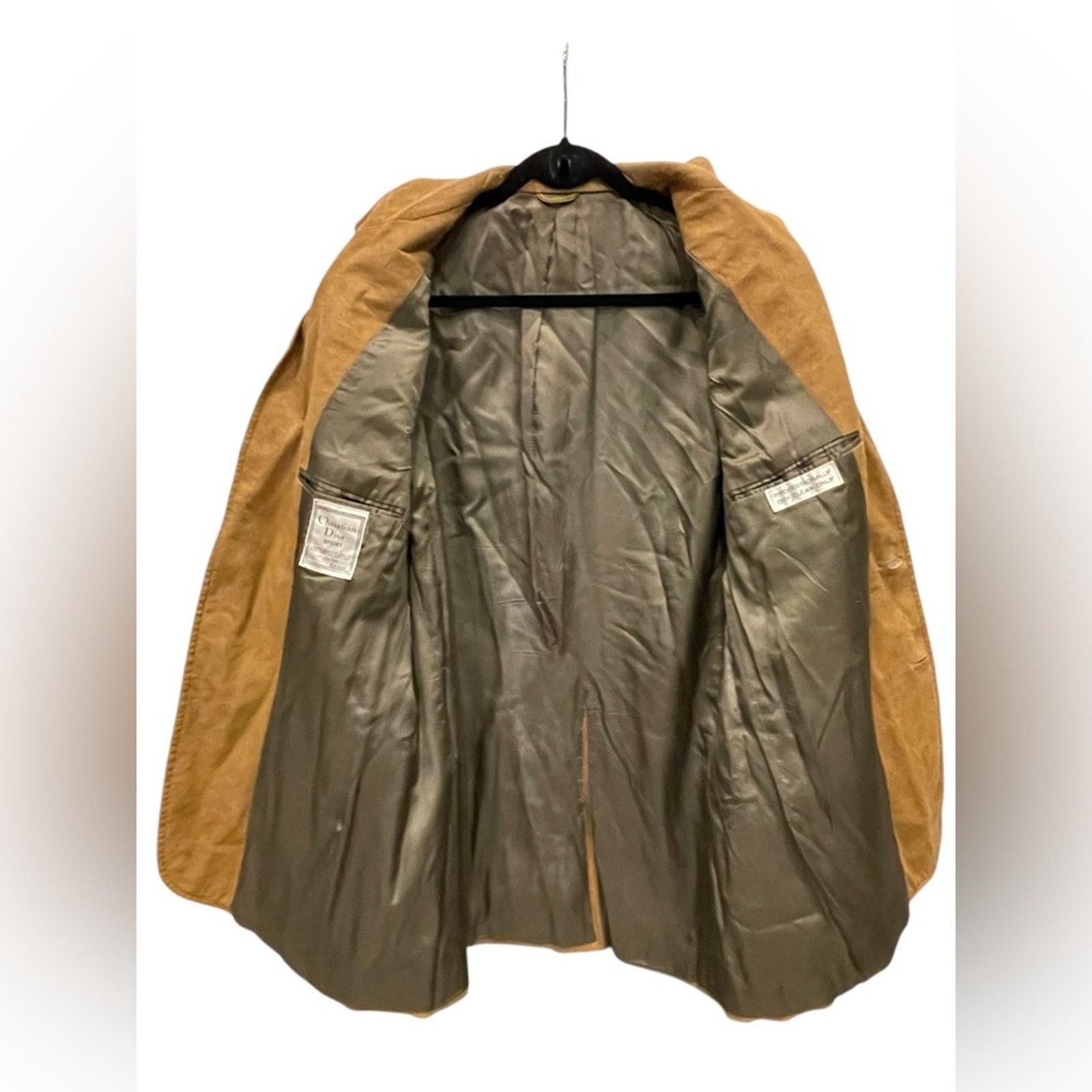 Dior Christian Dior Authentic Camel Brown Suede Jacket Size 44L - 5 Thumbnail