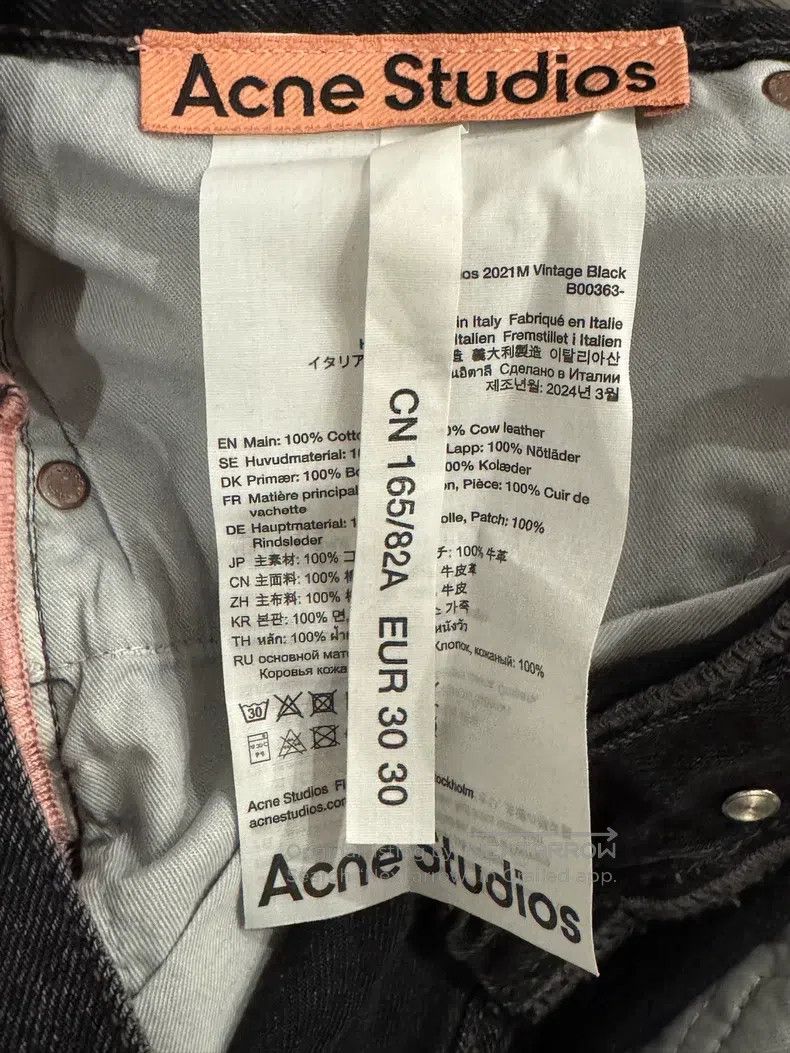 Acne Studios Acne Studios black jeans Size US 30 / EU 46 - 2 Thumbnail