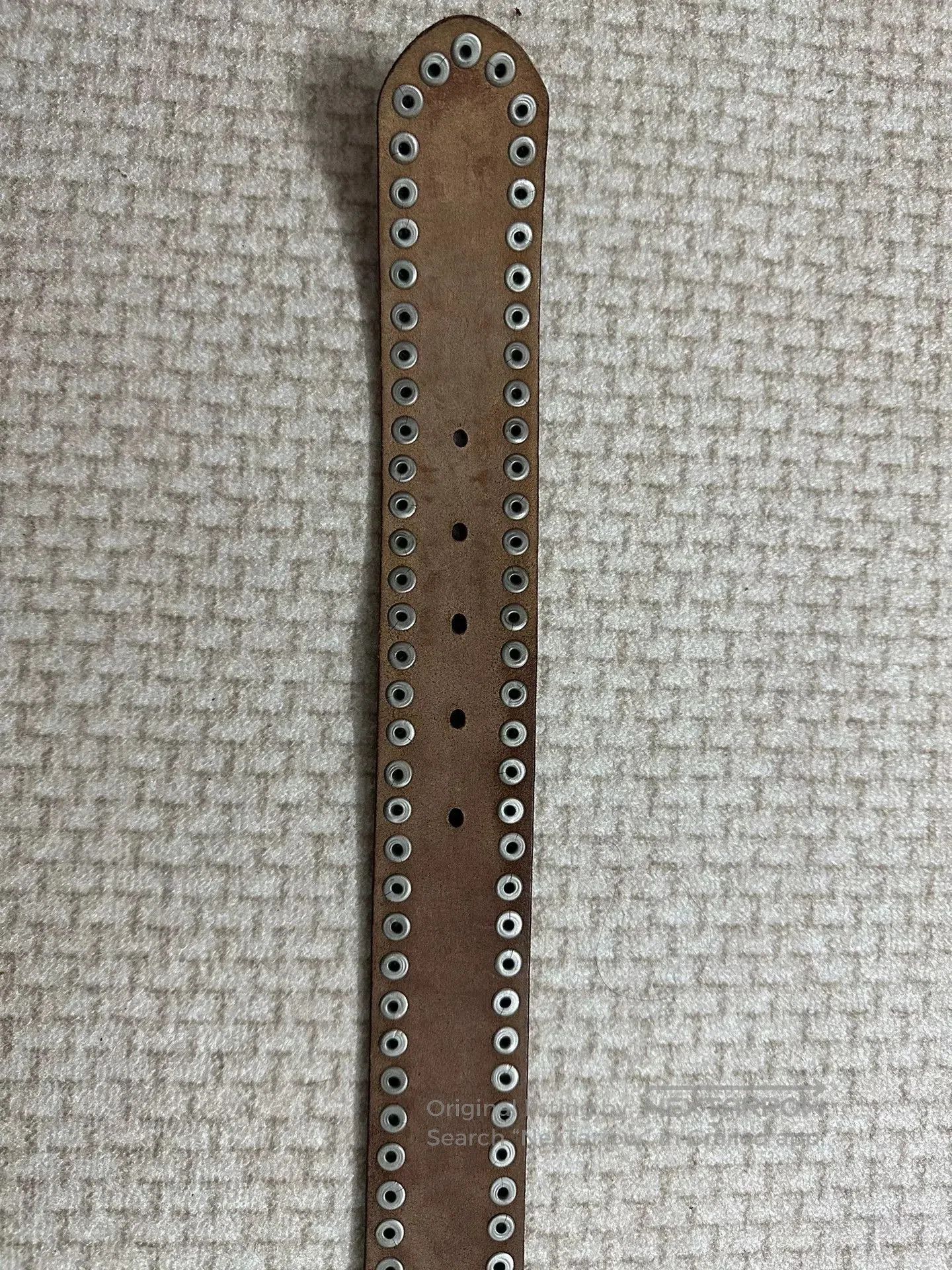 Polo Ralph Lauren Ralph Lauren Carved Rivet Leather Belt. Size ONE SIZE - 5 Thumbnail