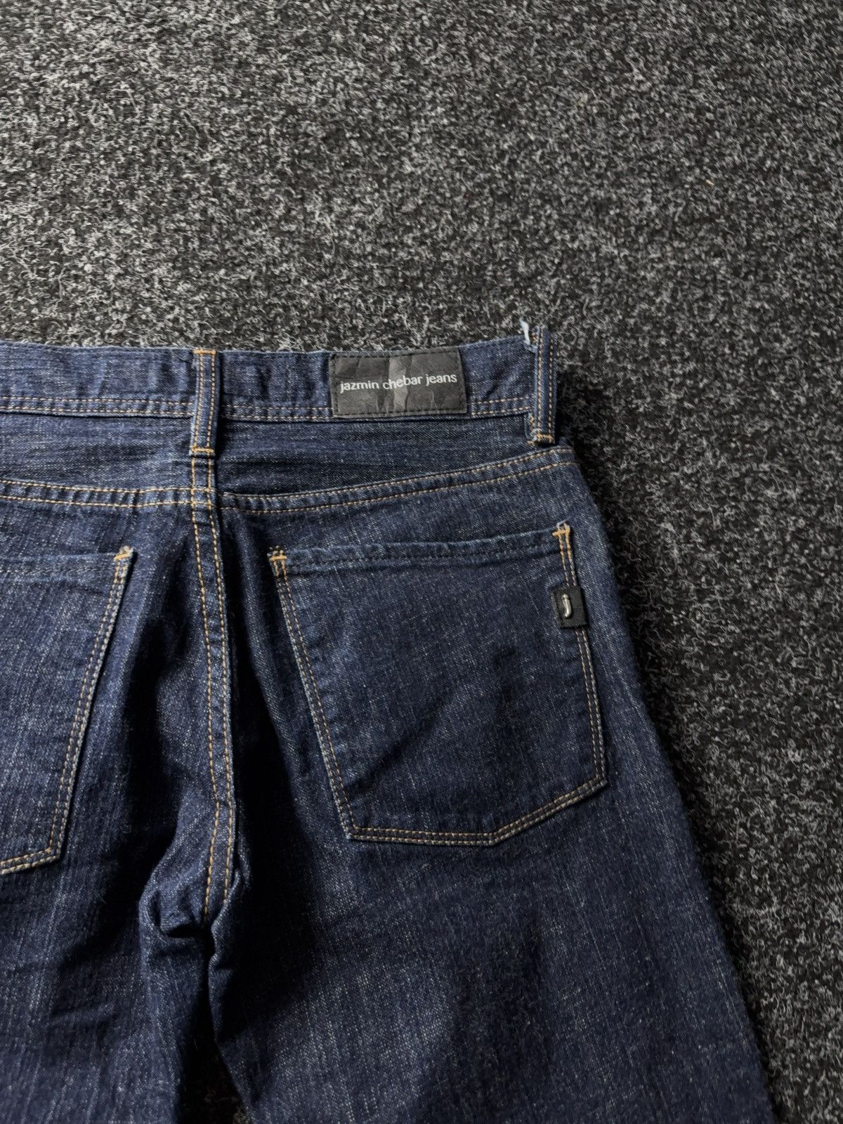 Japanese Brand Luxury Jazmin Chebar Denim Jeans 24/32 Dark Wash Y2K Look Size 24" / US 00 / IT 34 - 14 Thumbnail